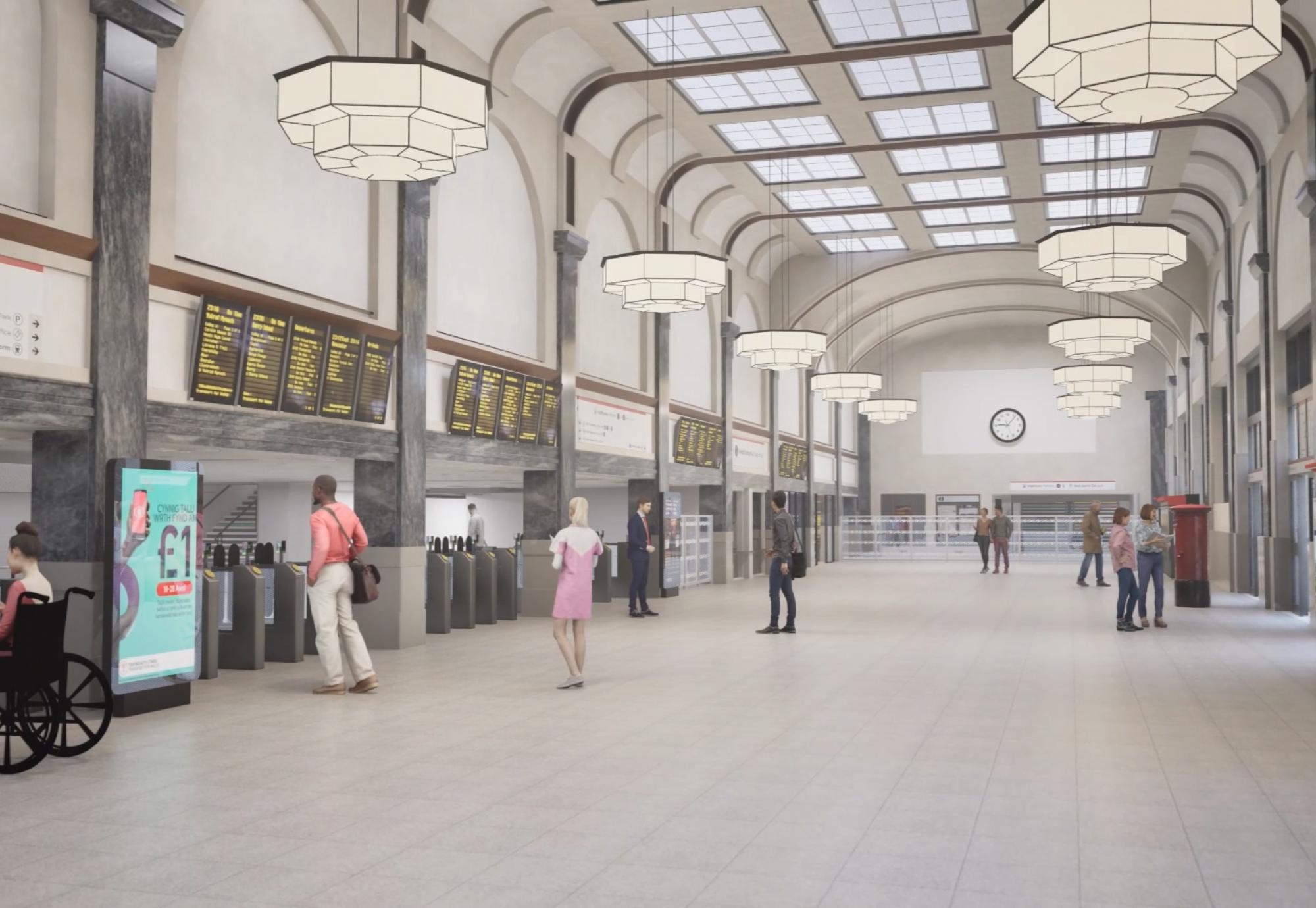 Cardiff Station North Concourse