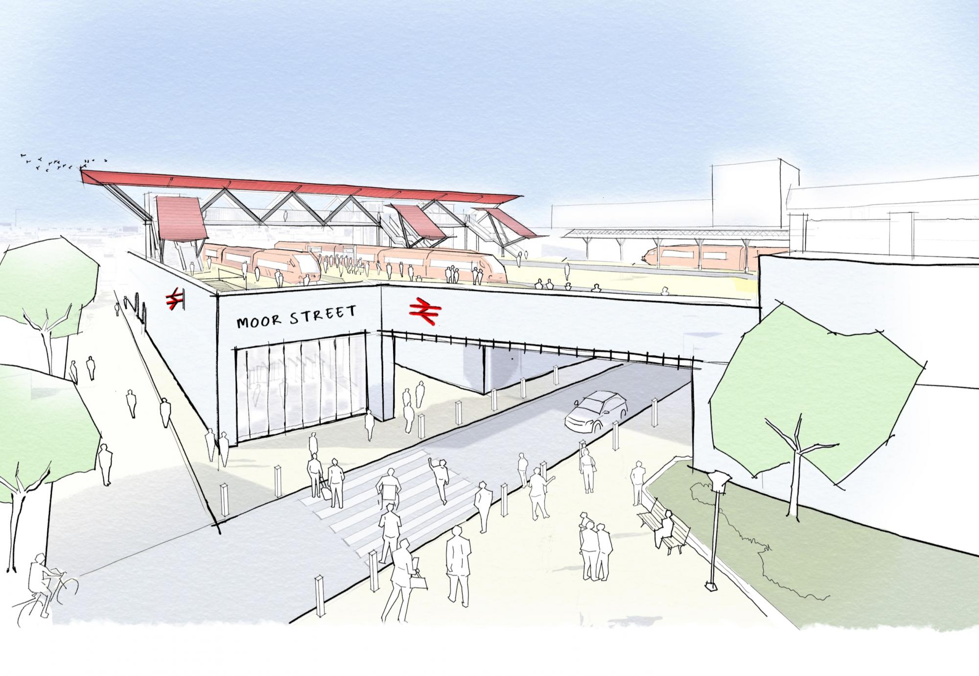 Moor Street Station Northern entrance