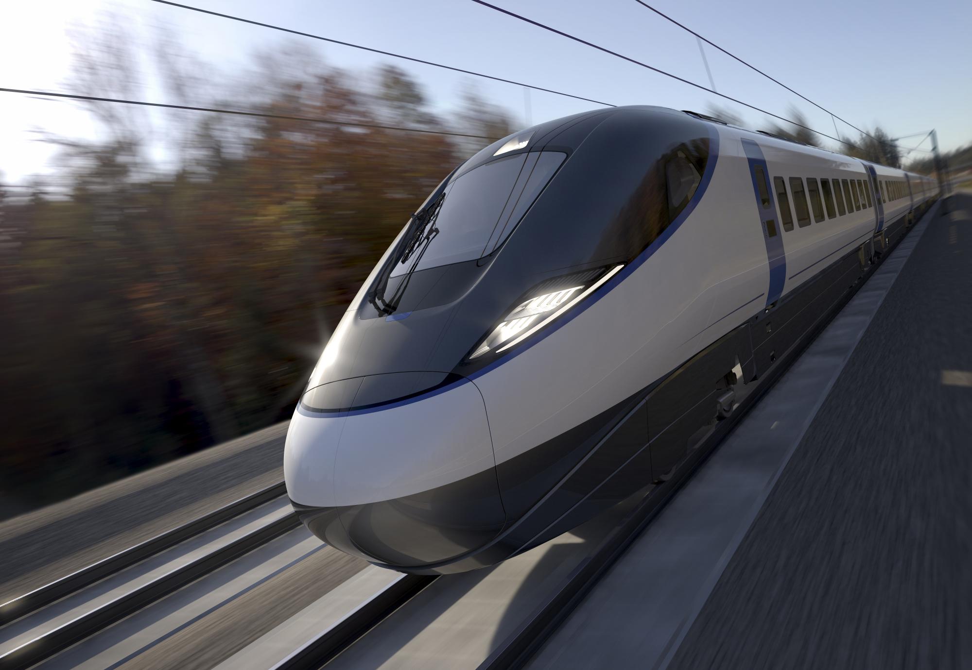 Artists Impression of an HS2 Train