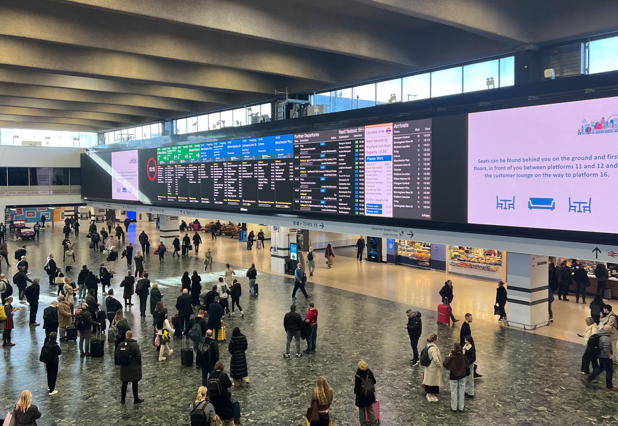 Euston Station Concourse