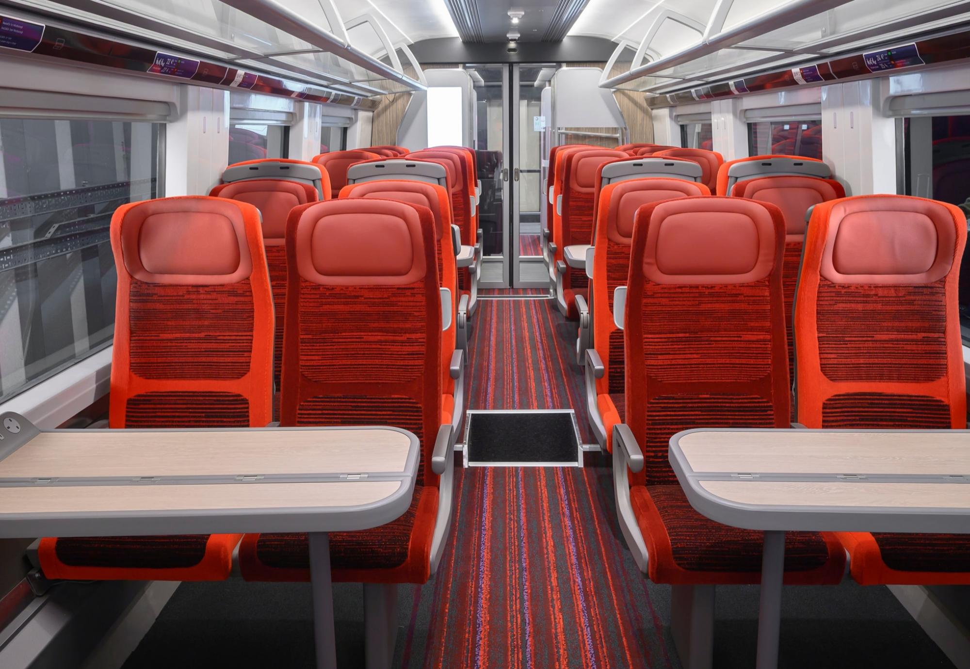 Inside Serenza Standard Class