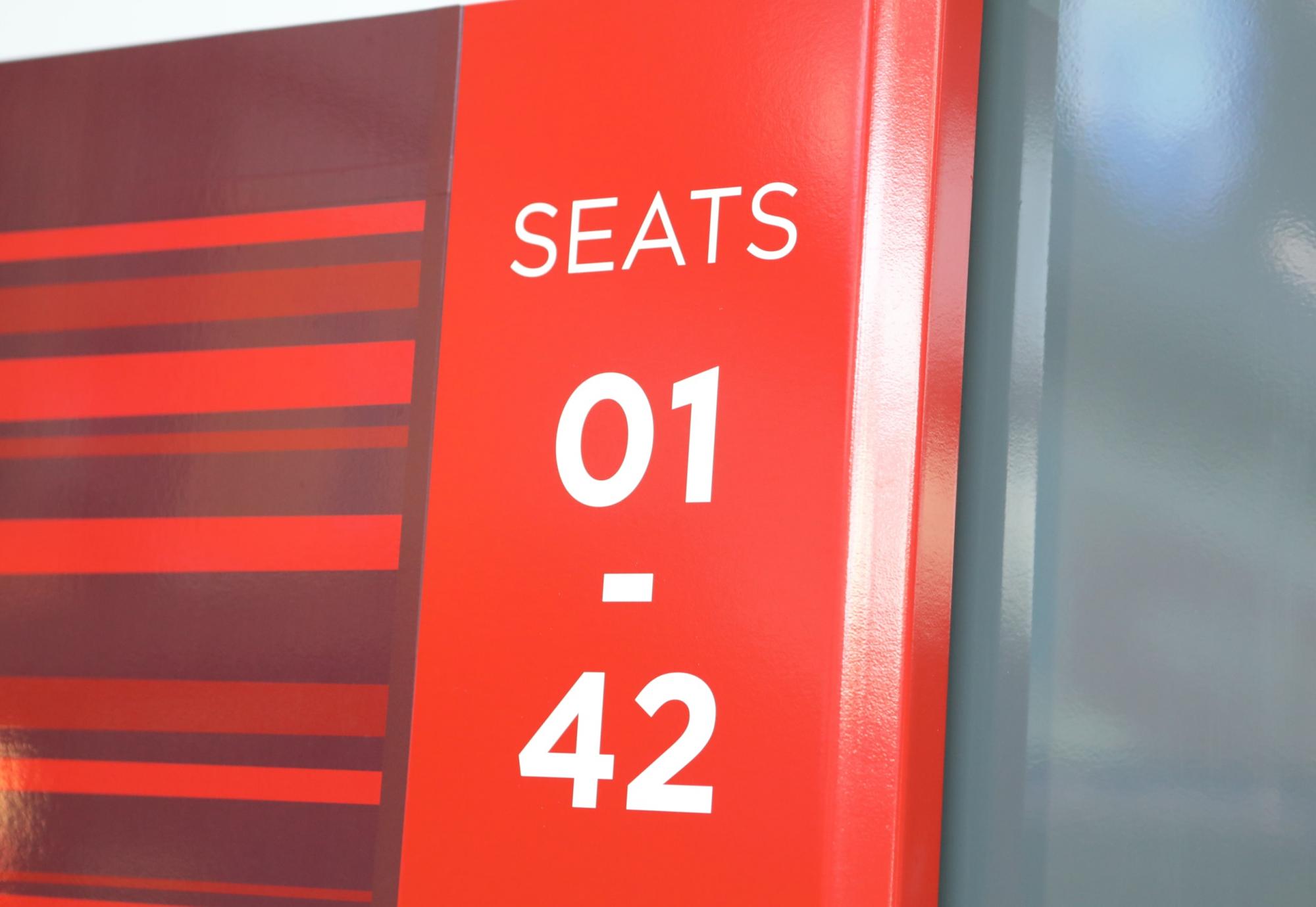 Side of LNER Azuma Train Carriage