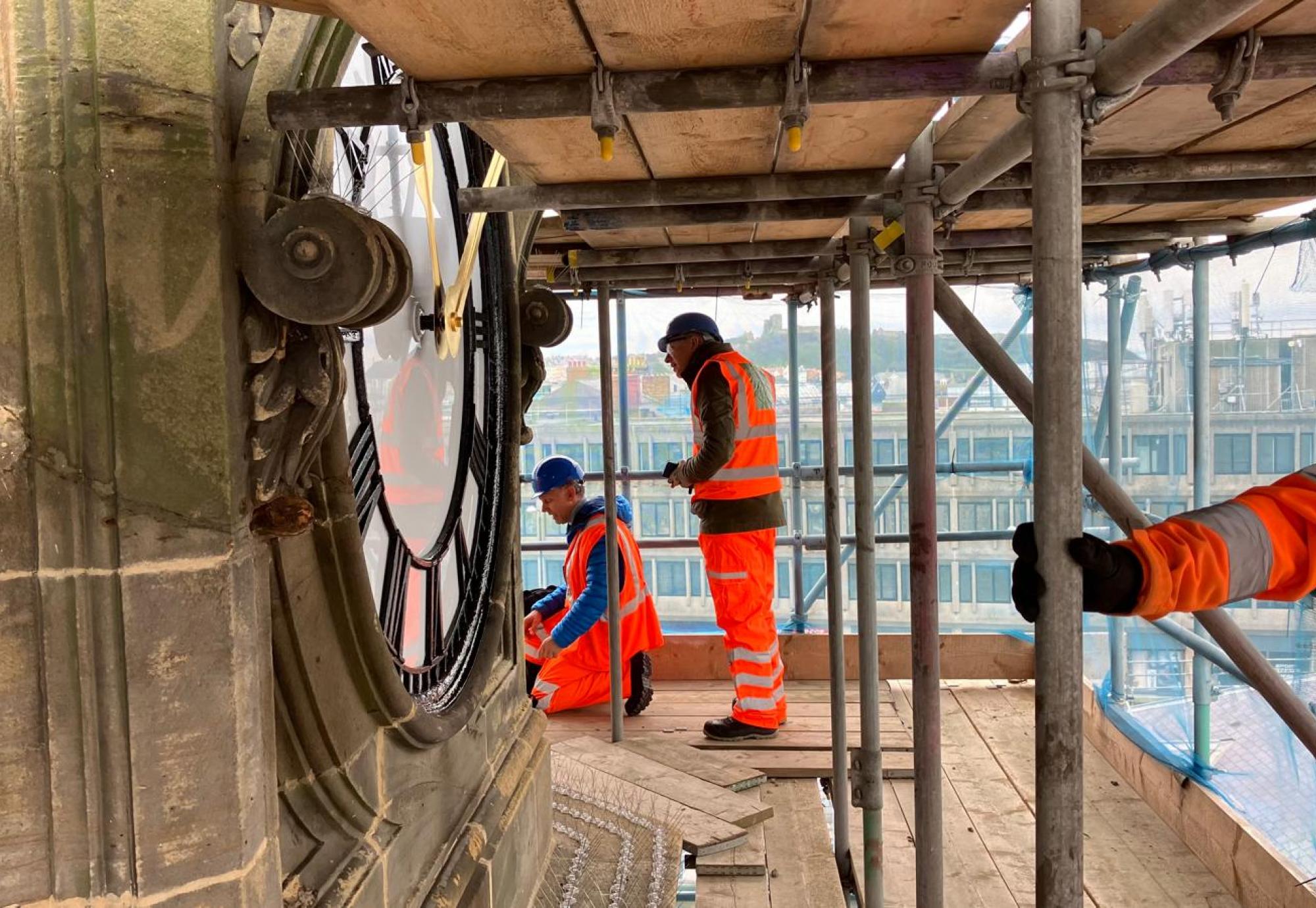 Inspecting the craftsmanship