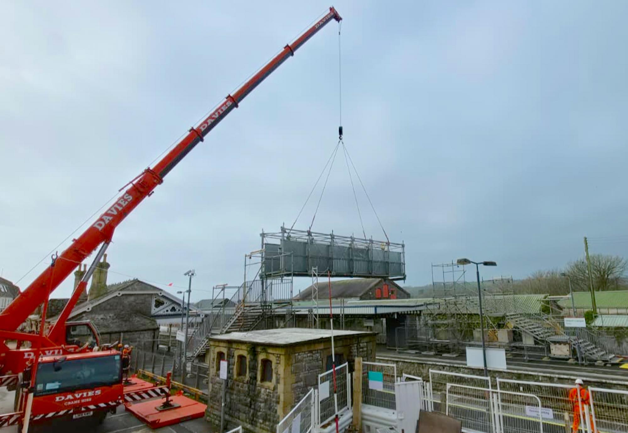 Tenby AfA Temporary Bridge Install