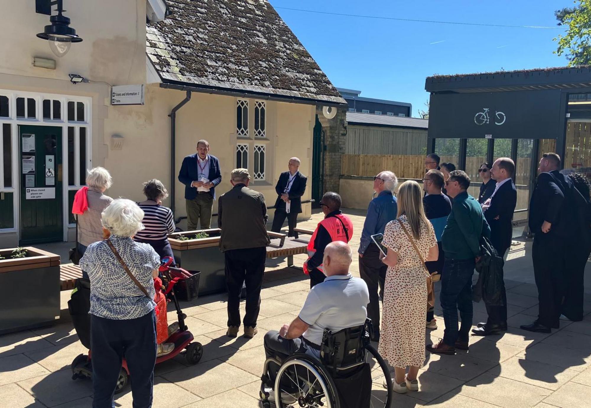 Beeston station celebration event
