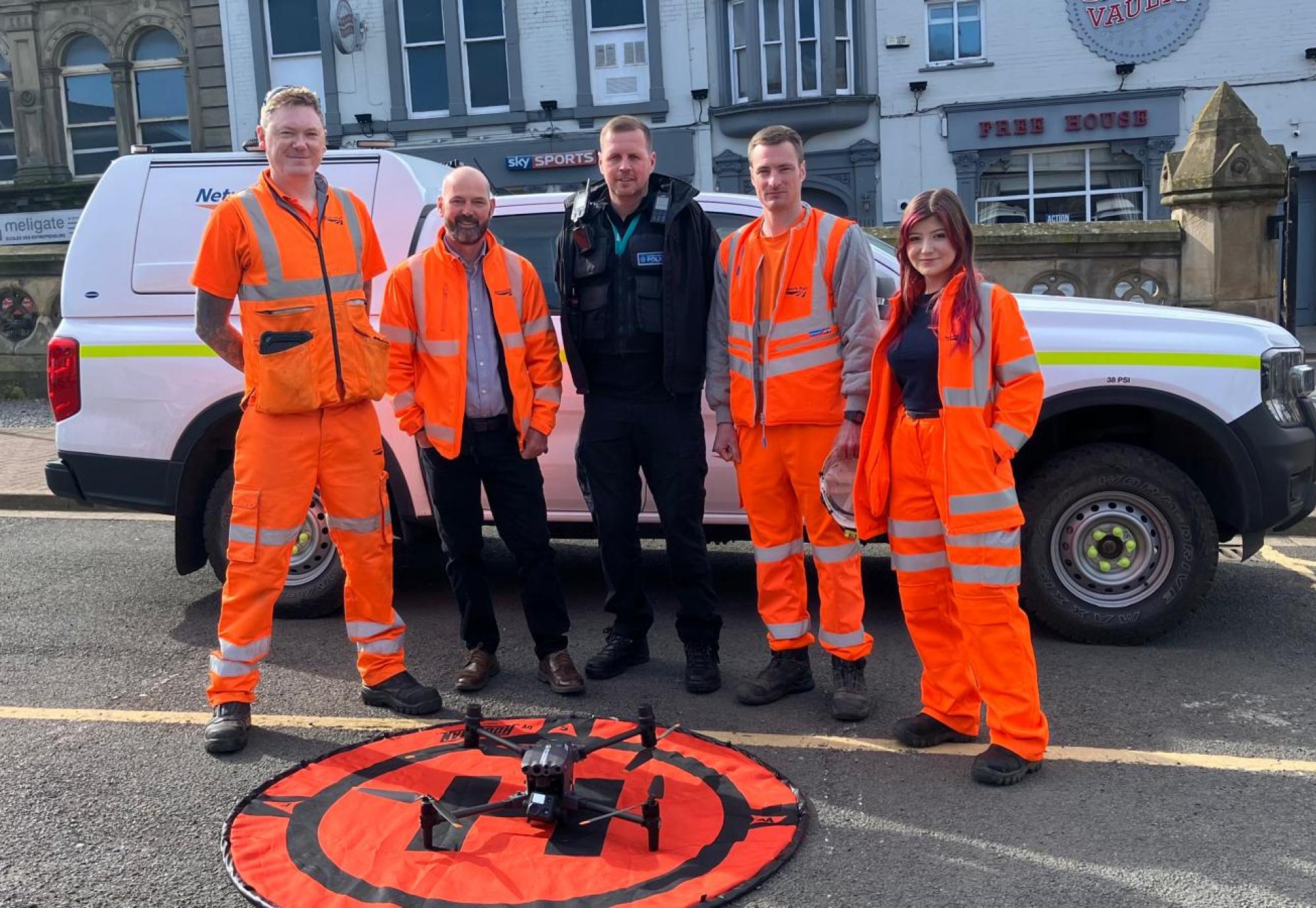 Network Rail and BTP at Middlesbrough