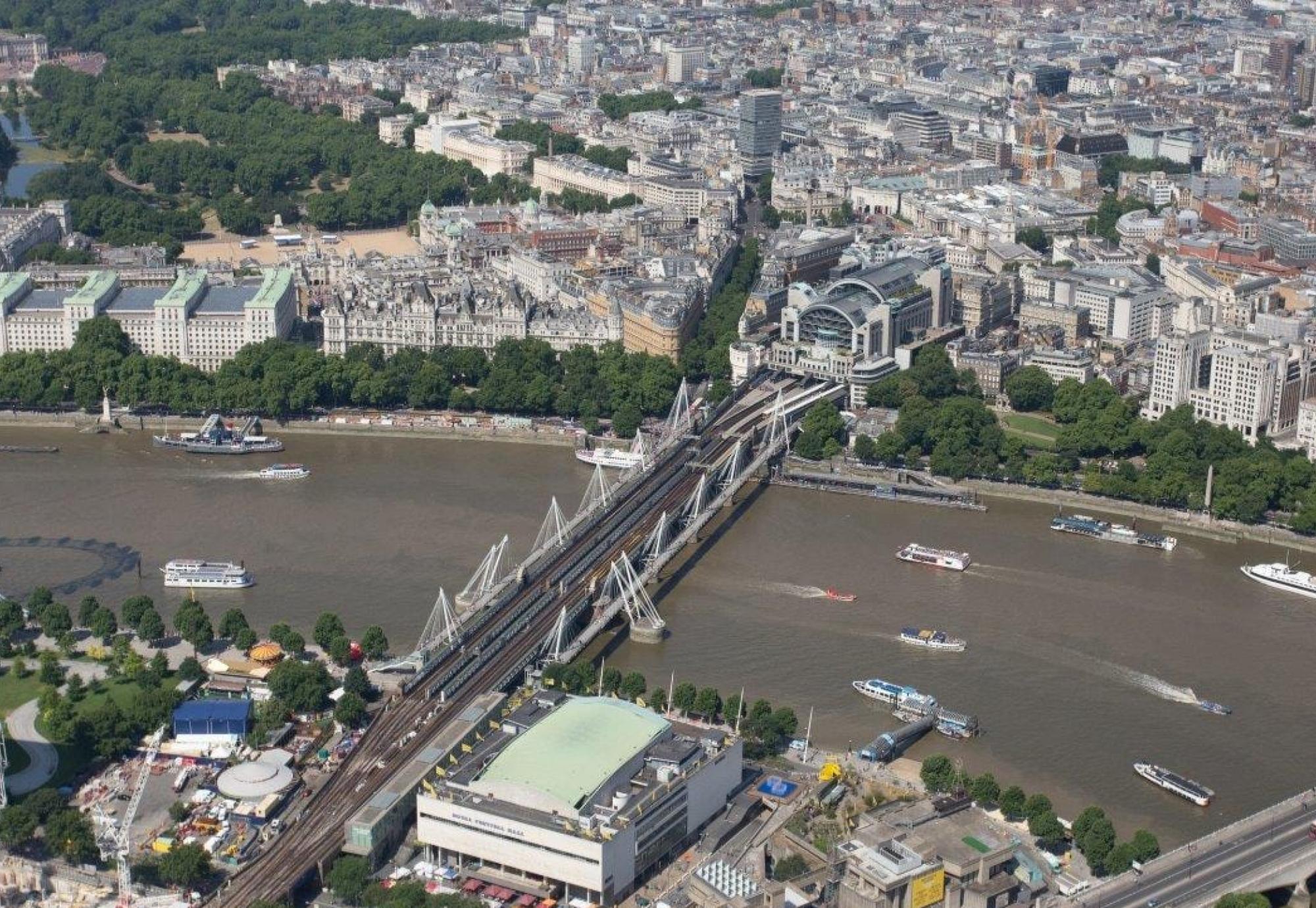 Aerial Shot of Charing Cross