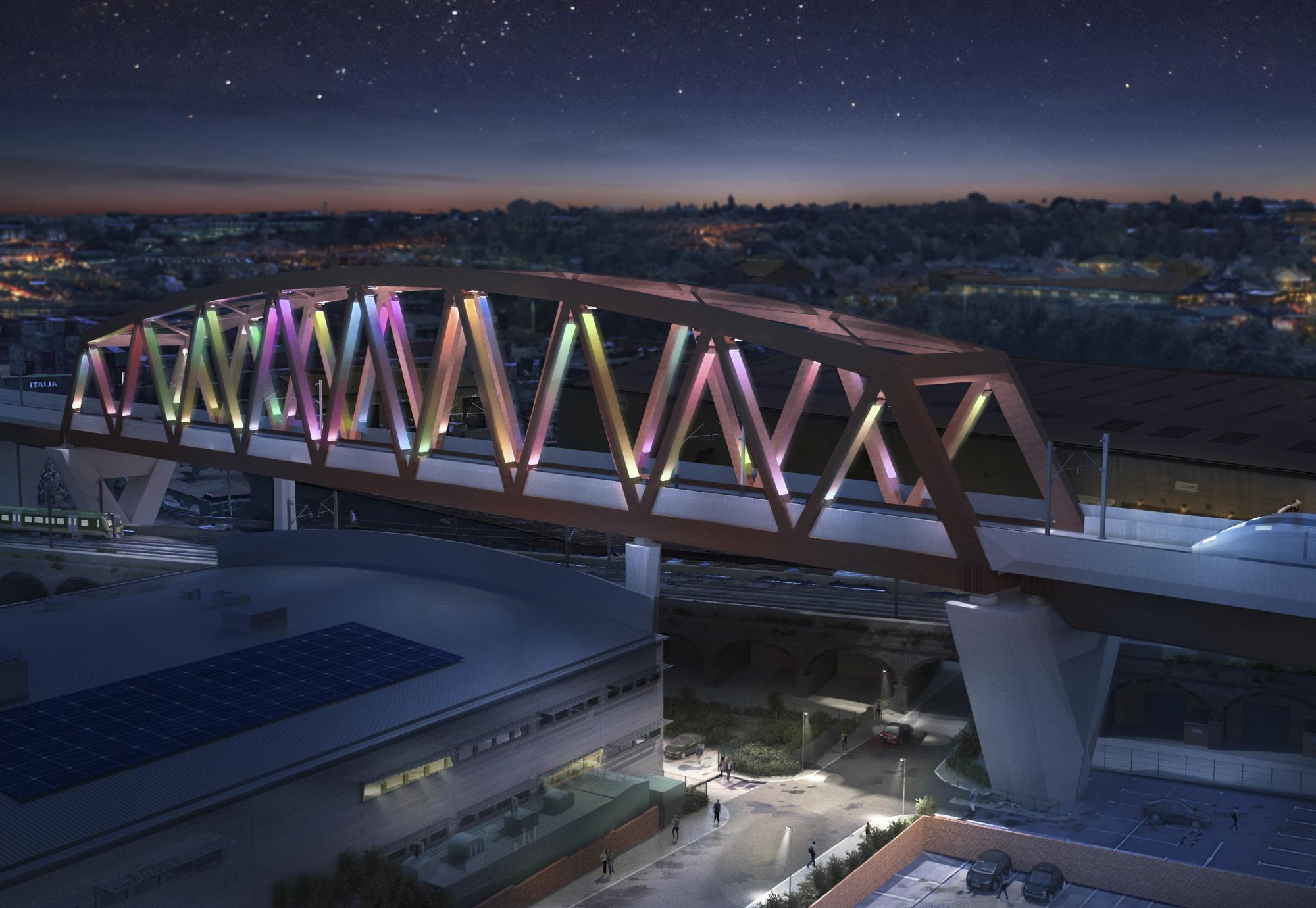 Visualisation of Curzon No 2 viaduct