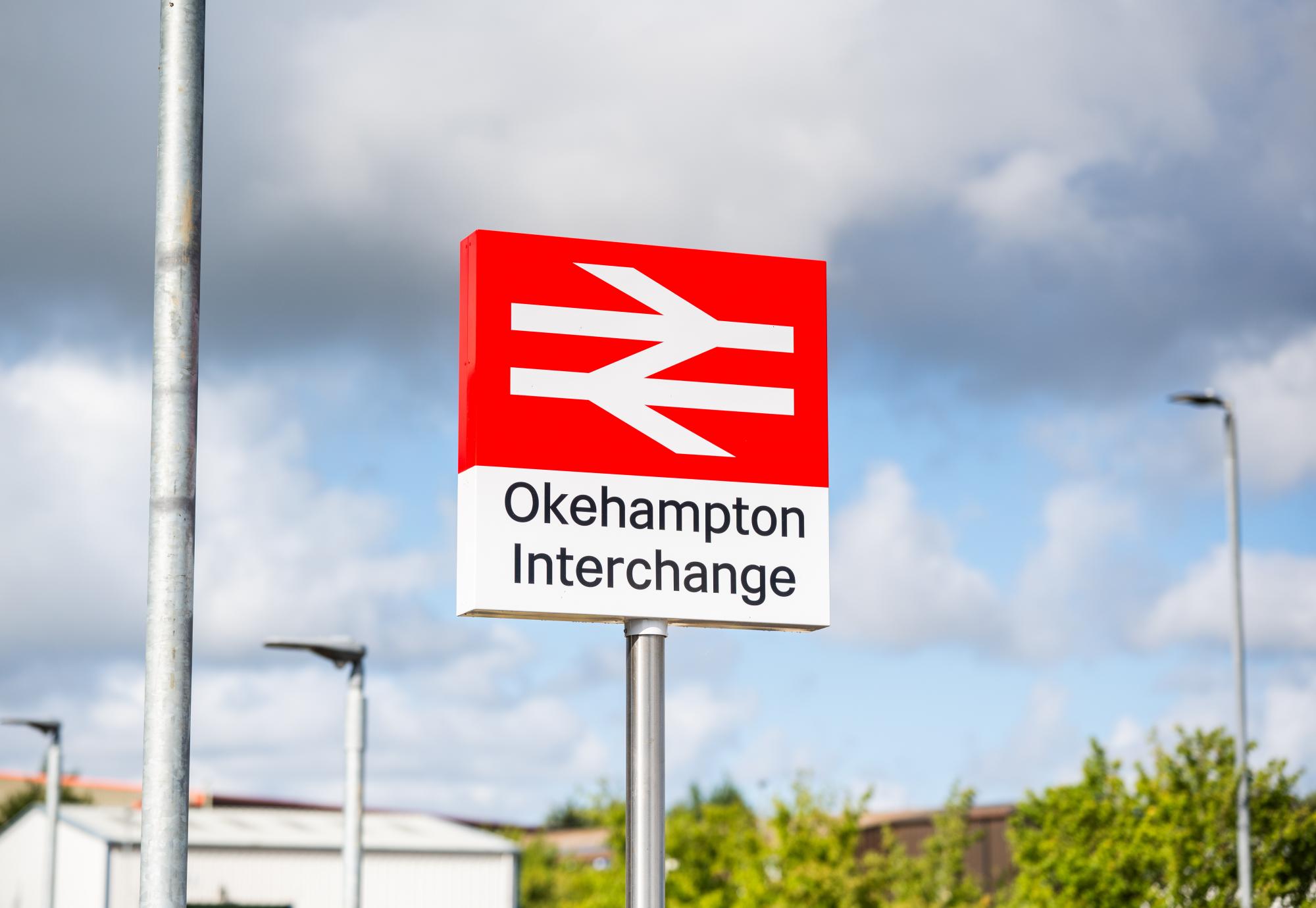 Okehampton Station SIgn
