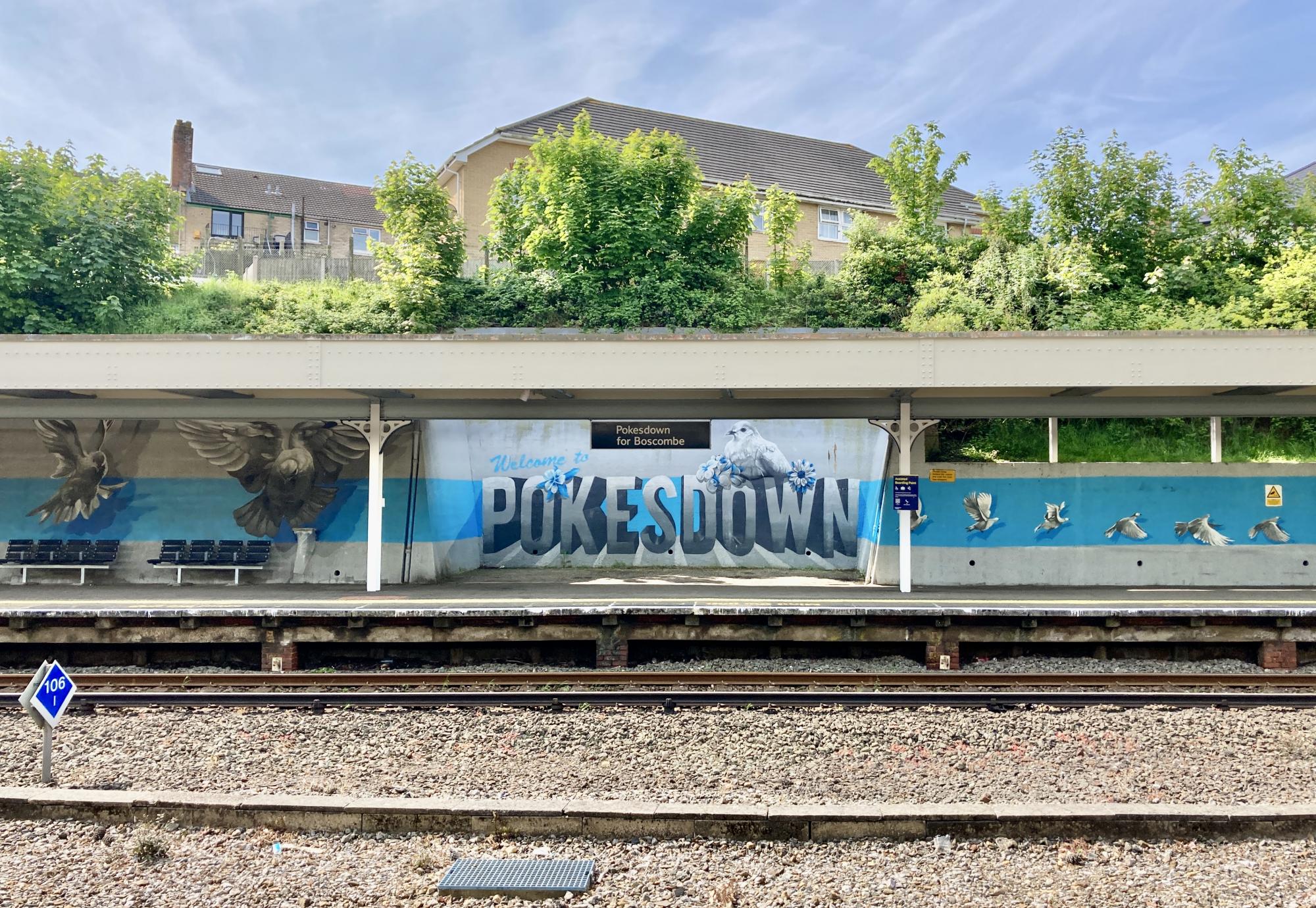Pokesdown Platform and Mural