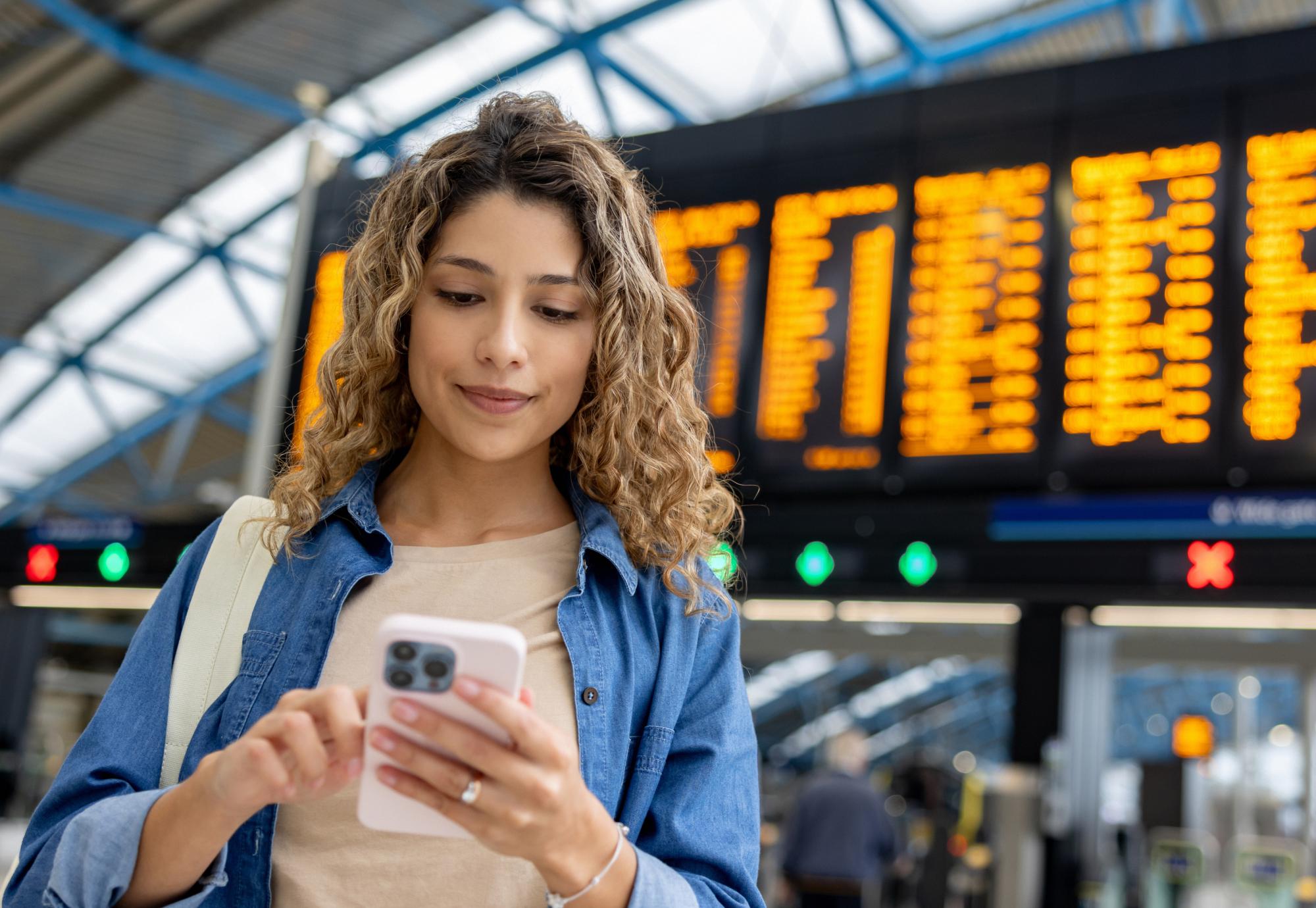 Girl with Digital Ticketing