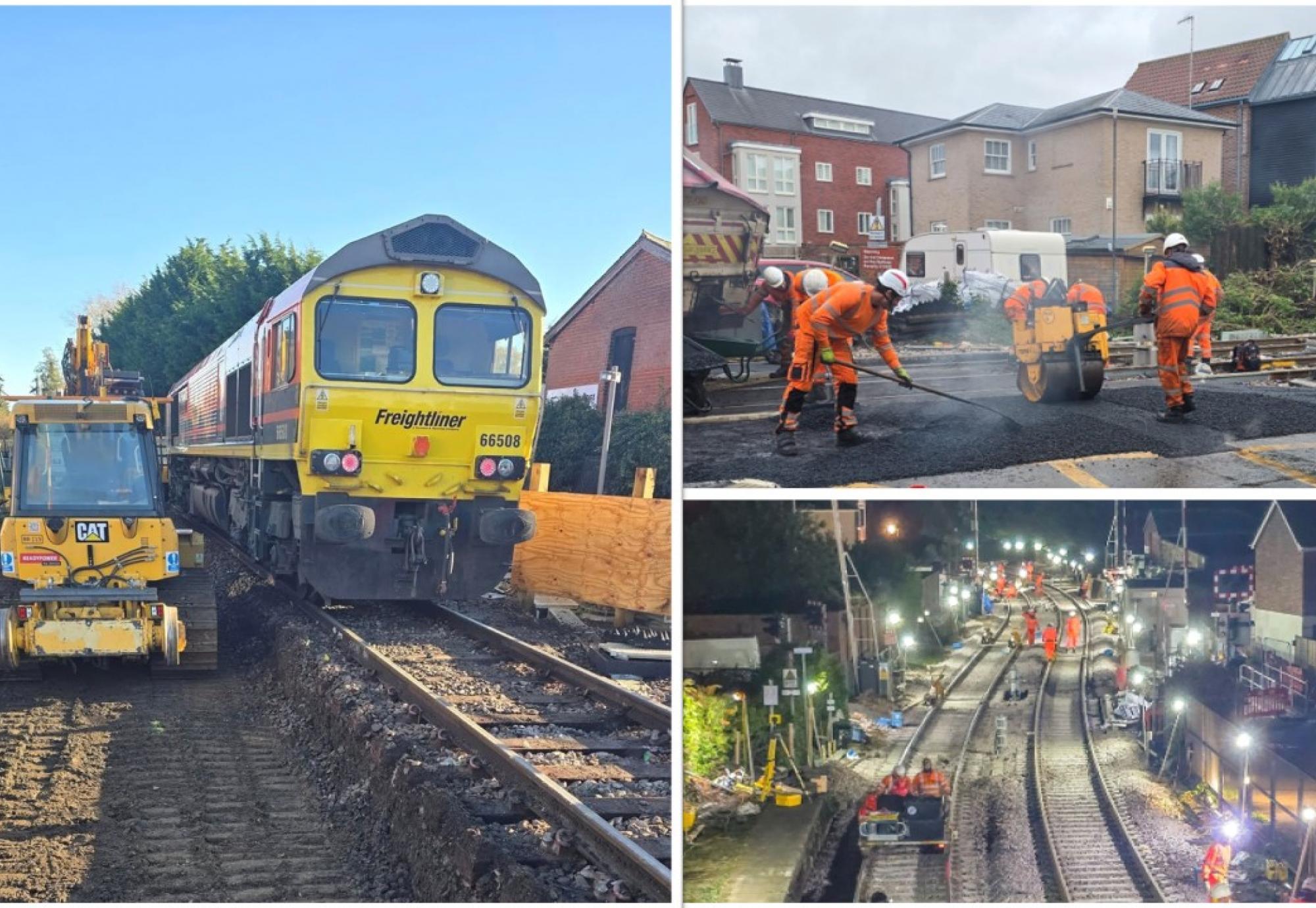 Anglia Woodbridge Track Renewal