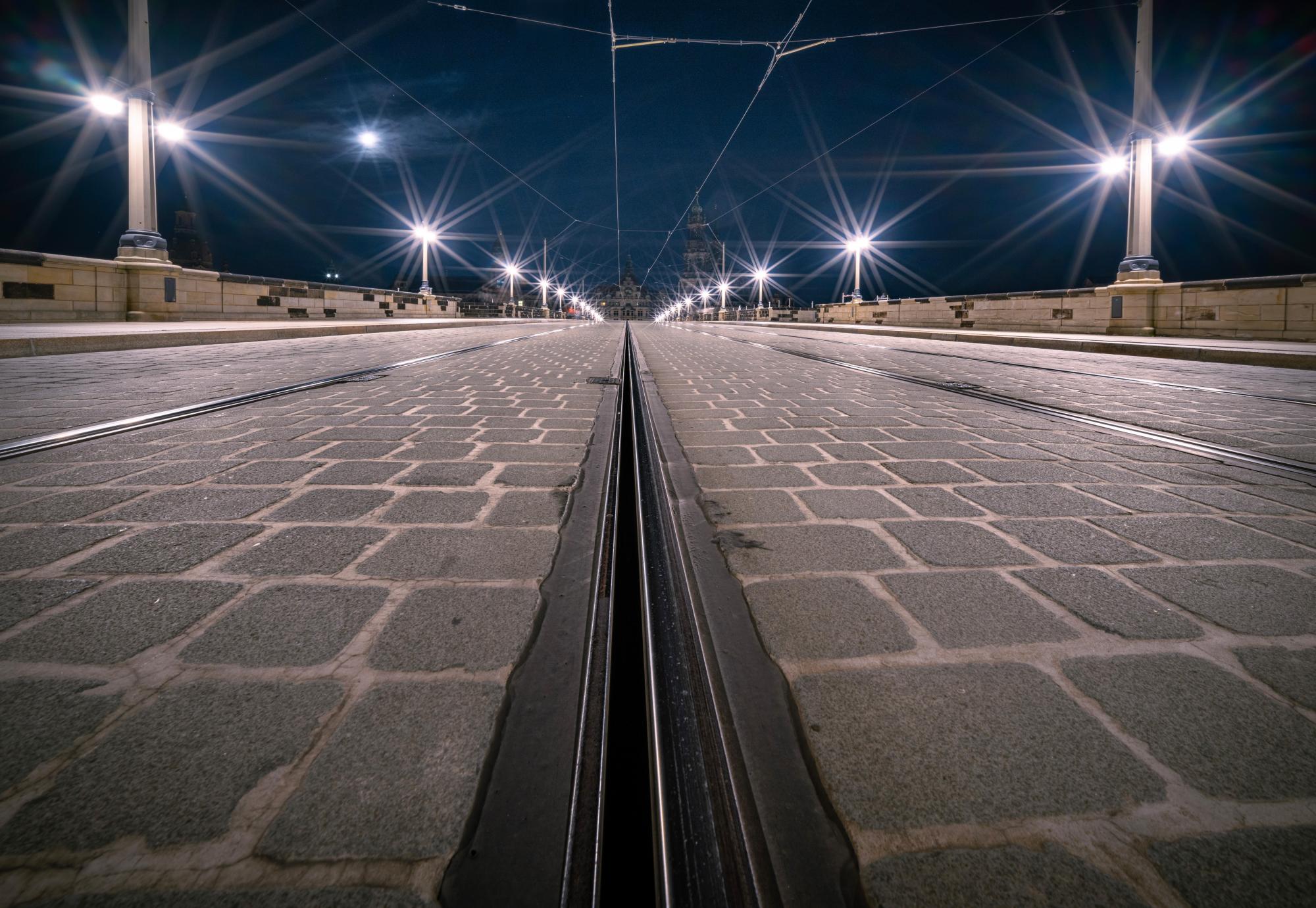 Paris Tram Tracks 