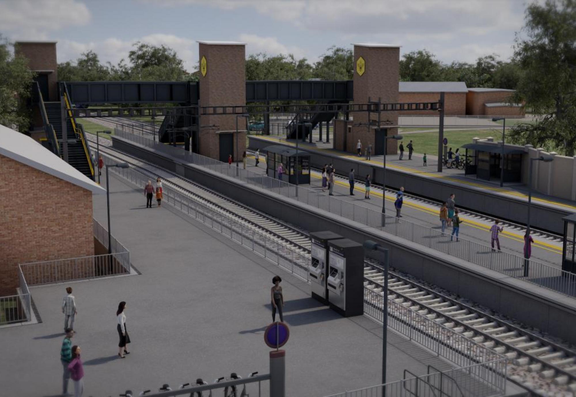 Golborne station CGI