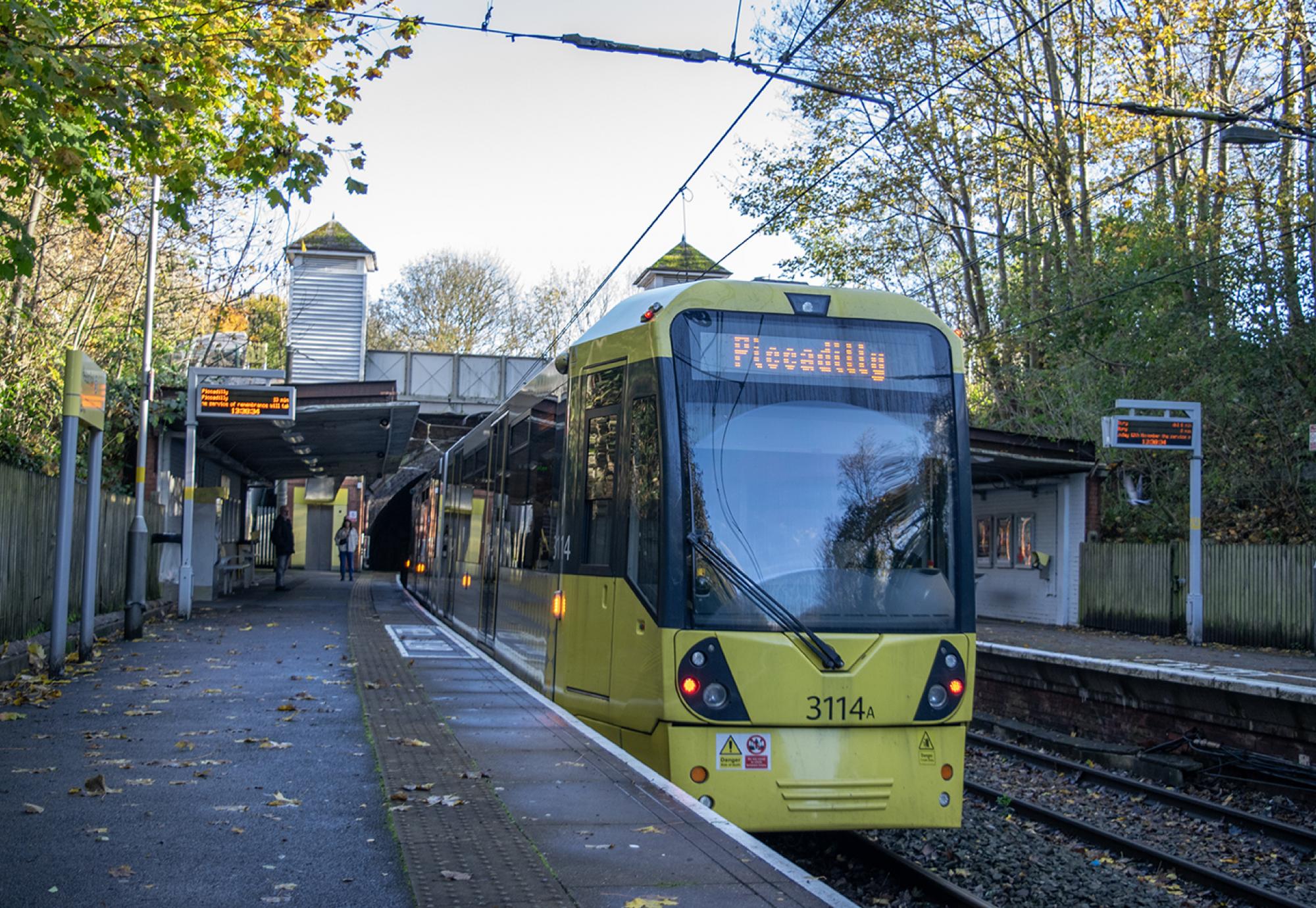 Heaton Park Metrolink Stop