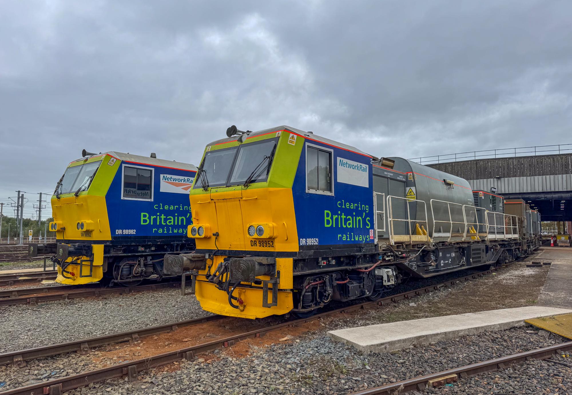 Leafbuster trains at Wigan depot 2