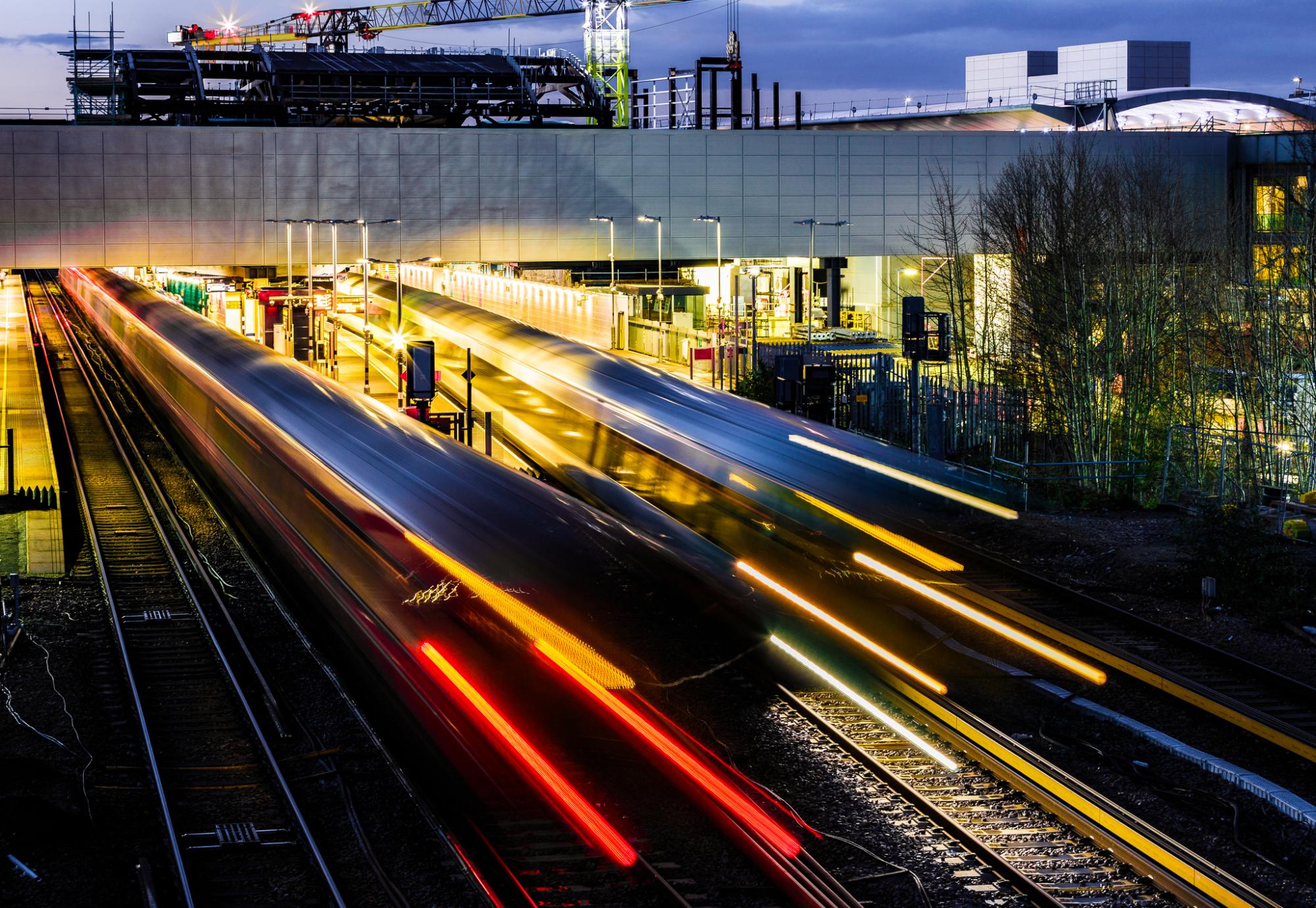 Train Blurred Motion