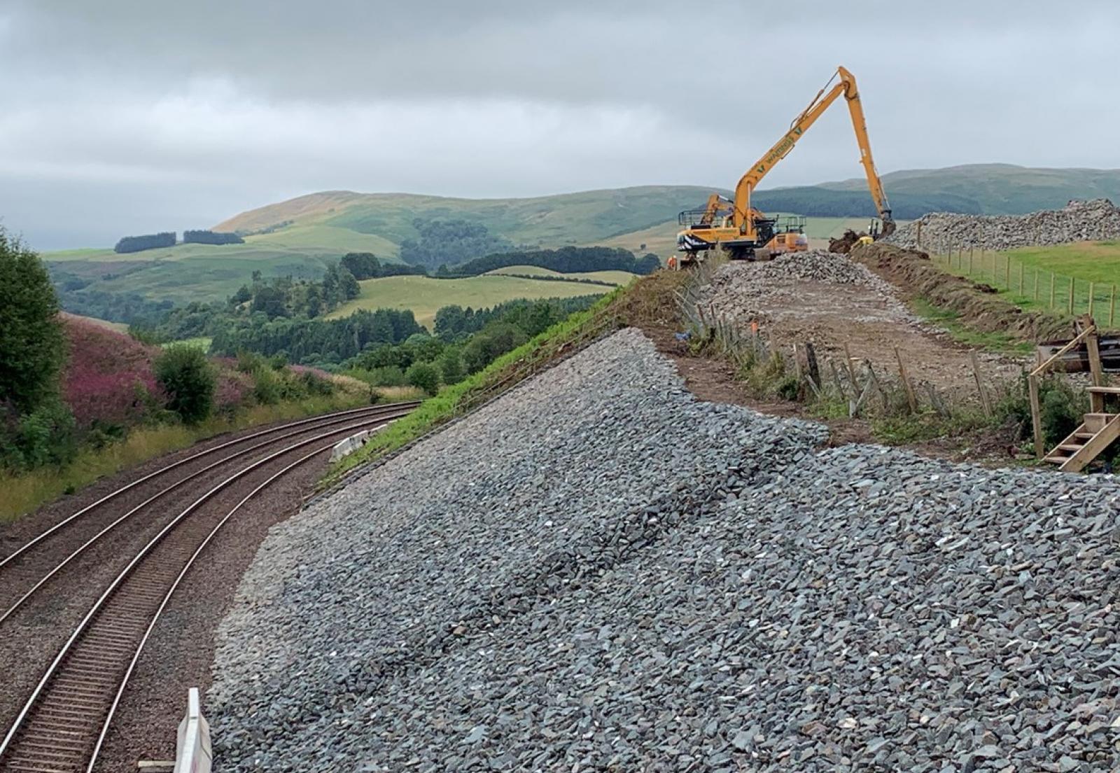 Reminder: vital embankment work means 13 consecutive days of rail replacement on the East Suffolk Line