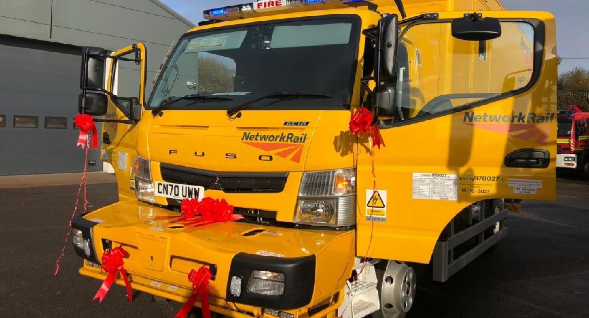 The new road-to-rail vehicle 