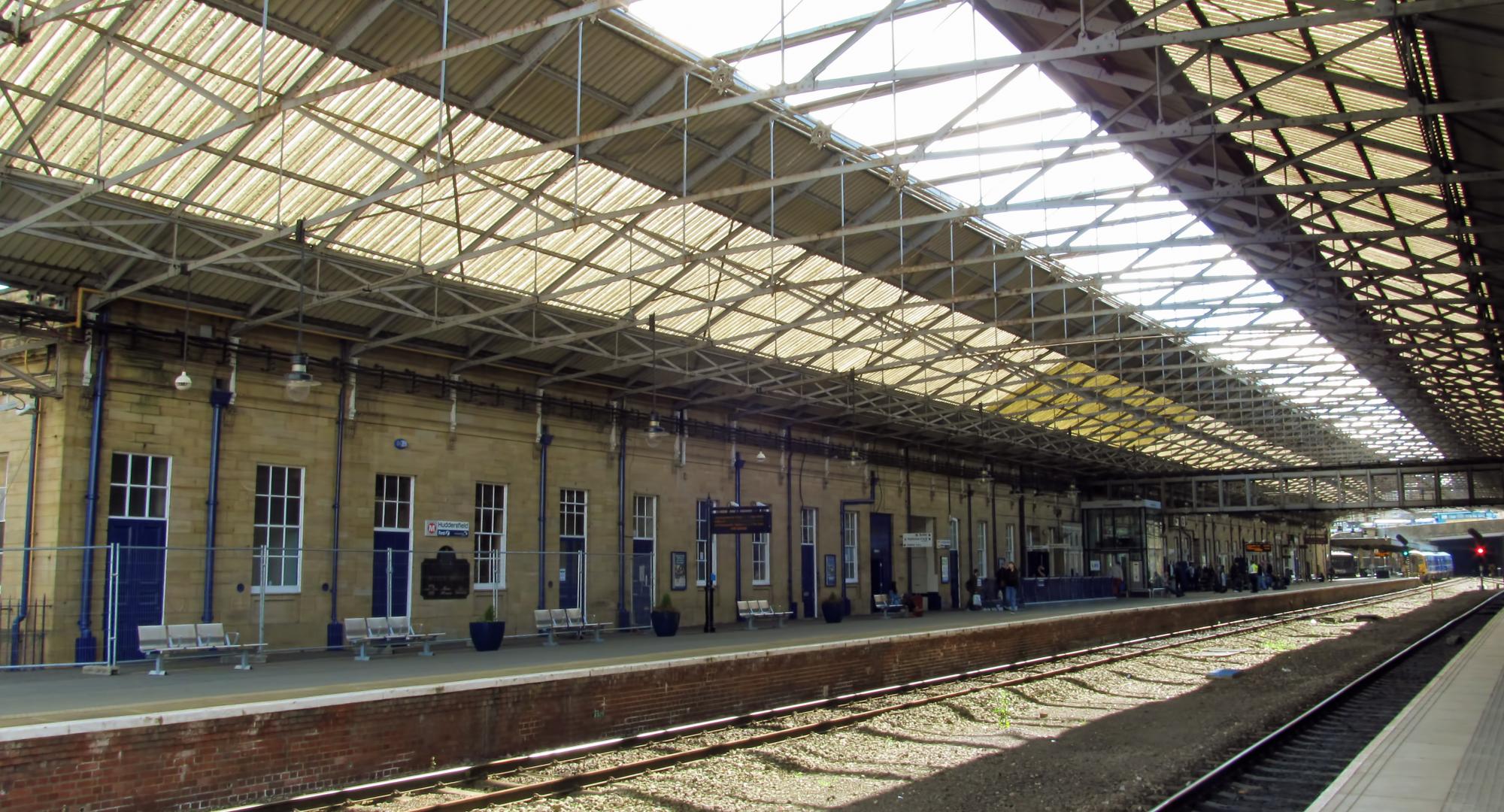 Huddersfield train station 