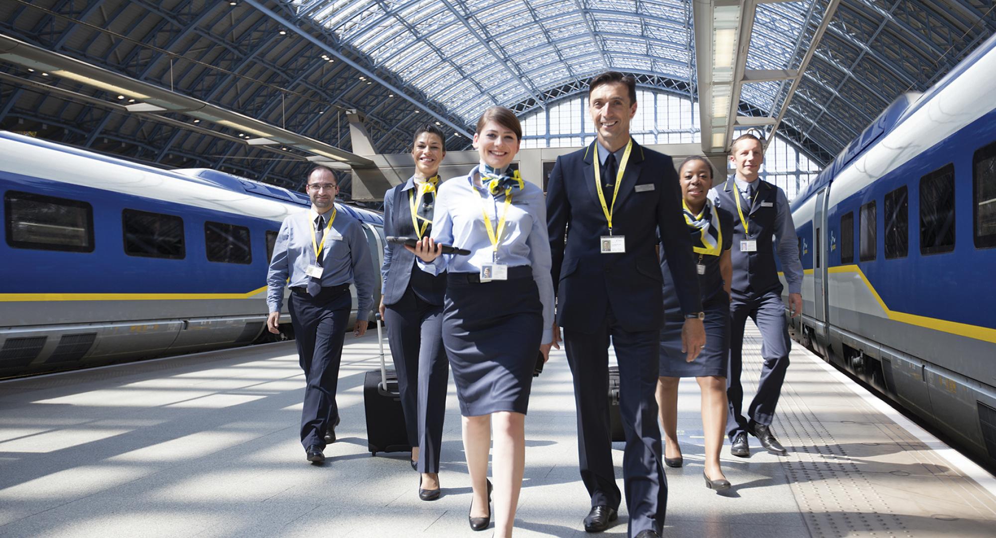 Eurostar staff in uniform