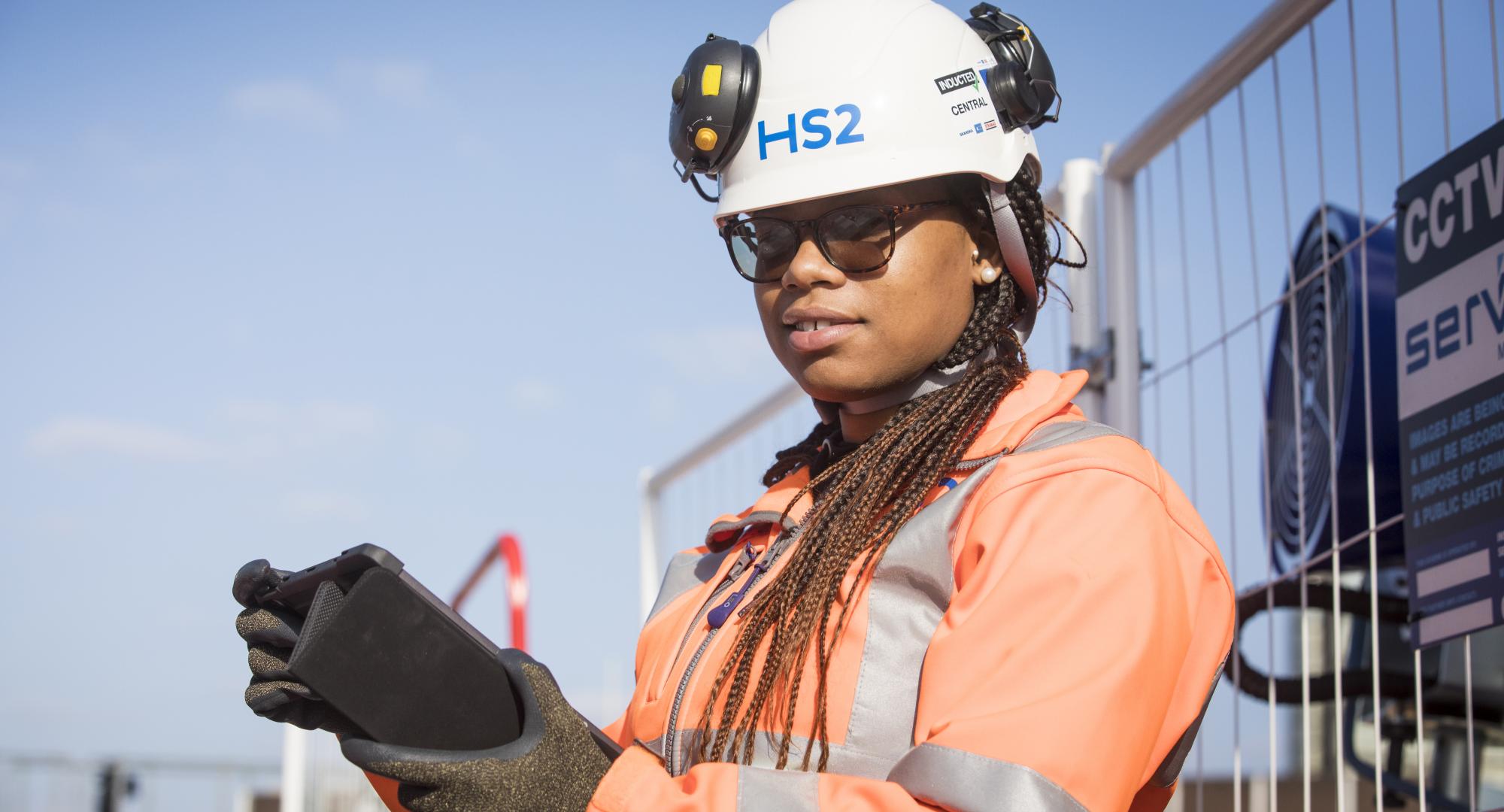 HS2 worker