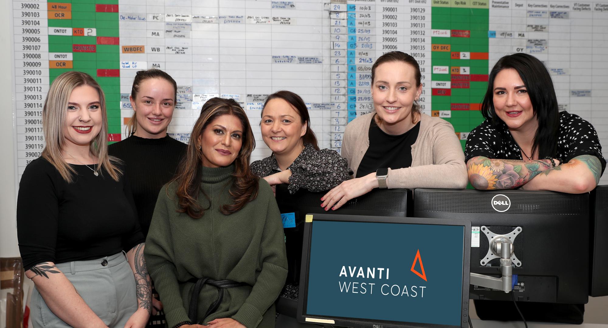 Avanti West Coast control team