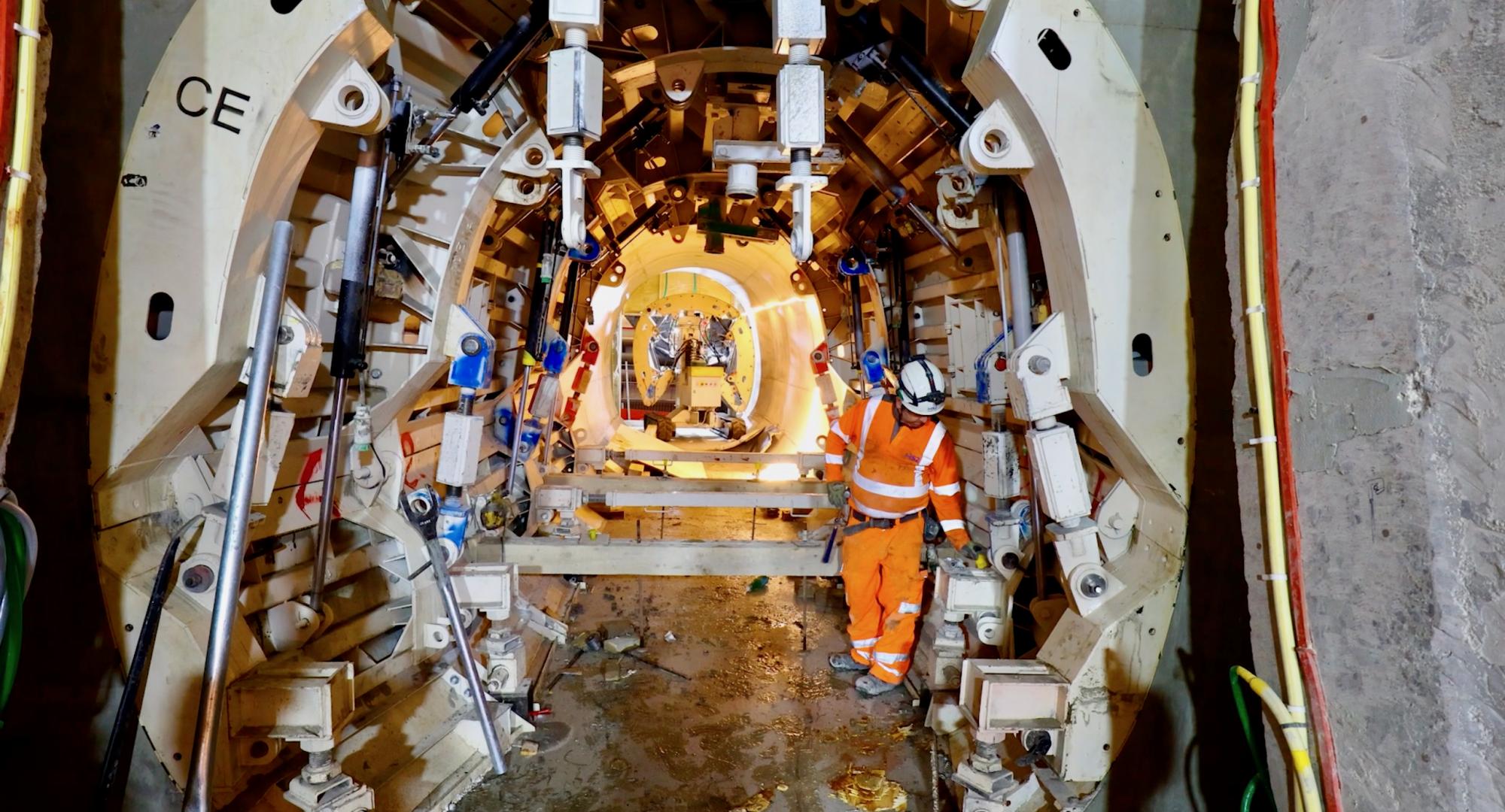 HS2 Chiltern tunnel cross passage formwork, via HS2 