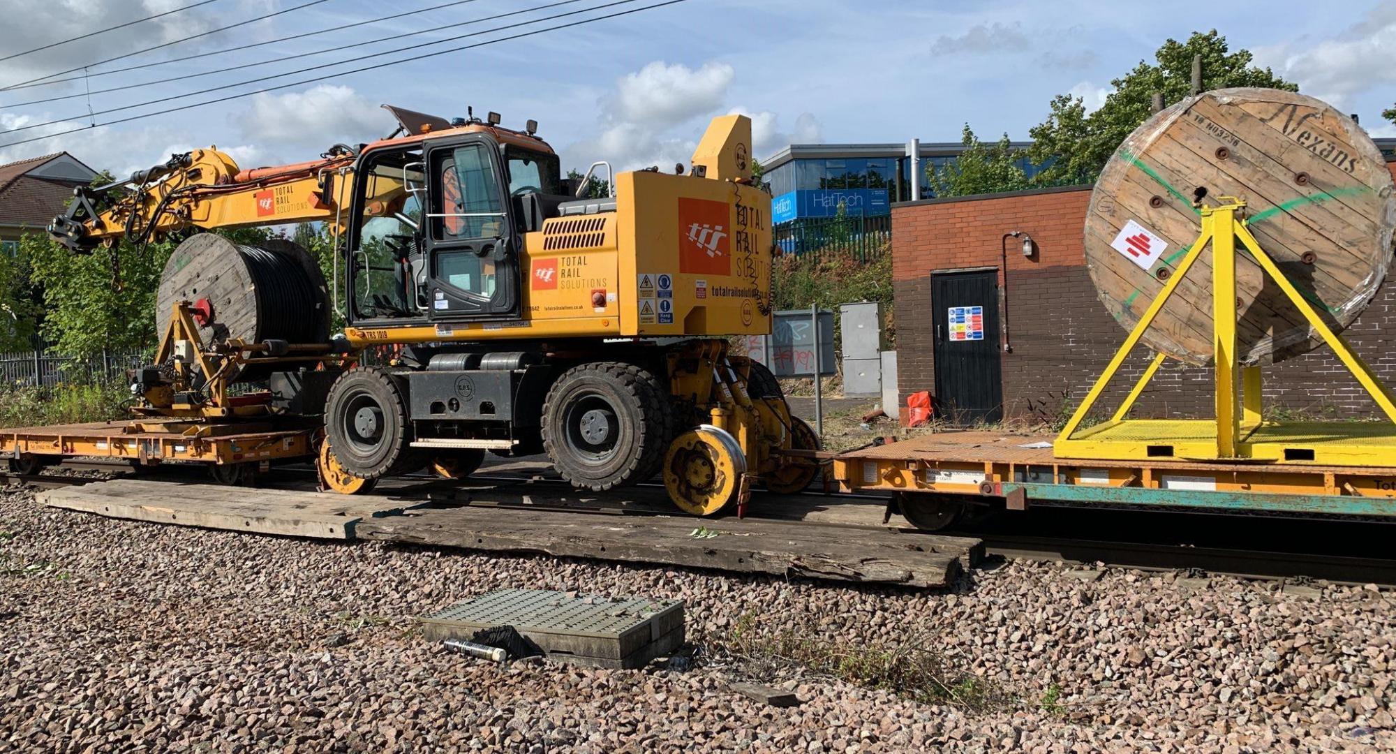 New equipment being installed along the lines, via Network Rail