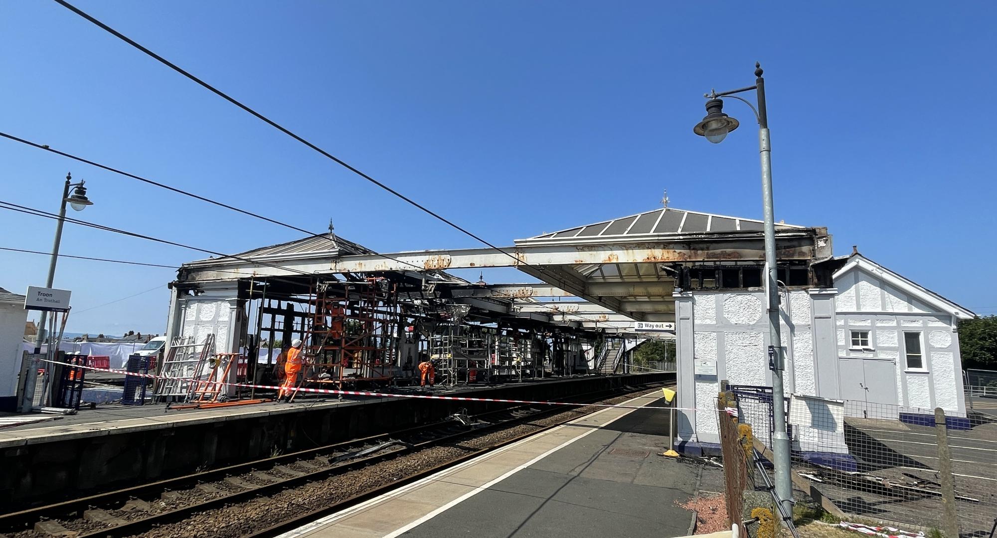 Troon station, via Network Rail 