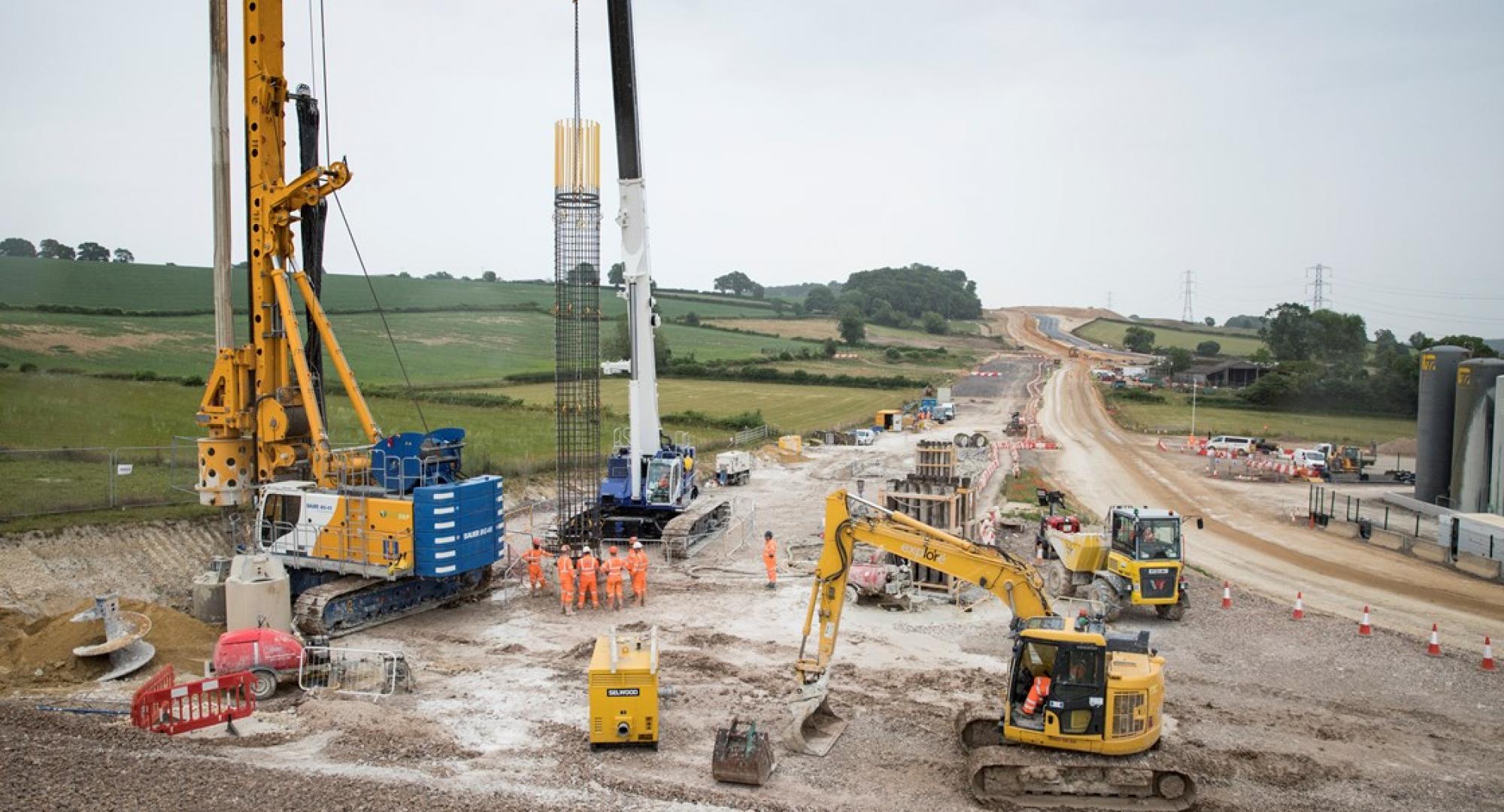 Wendover Dean foundation works, via HS2