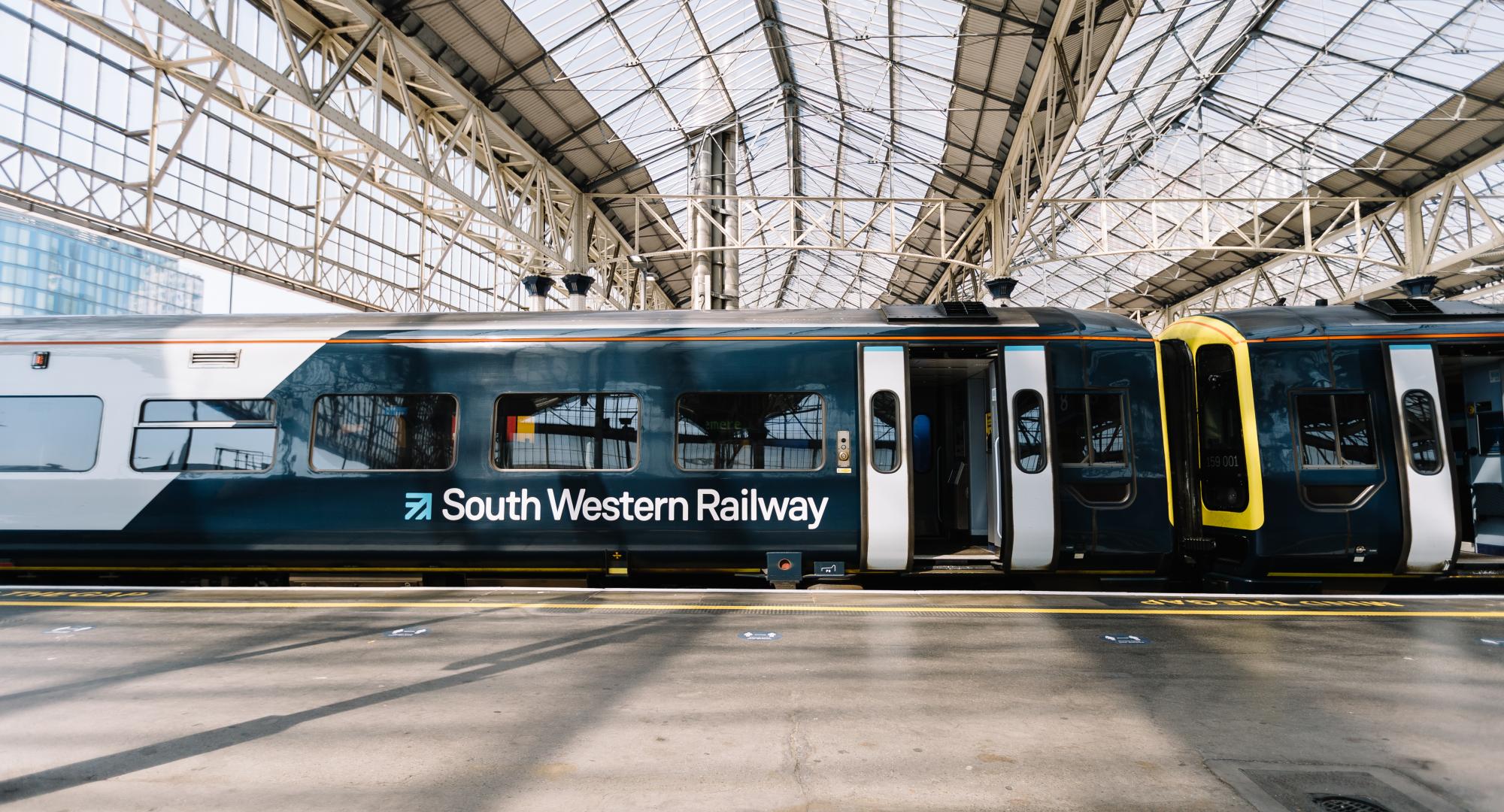SWR train at Waterloo, via SWR