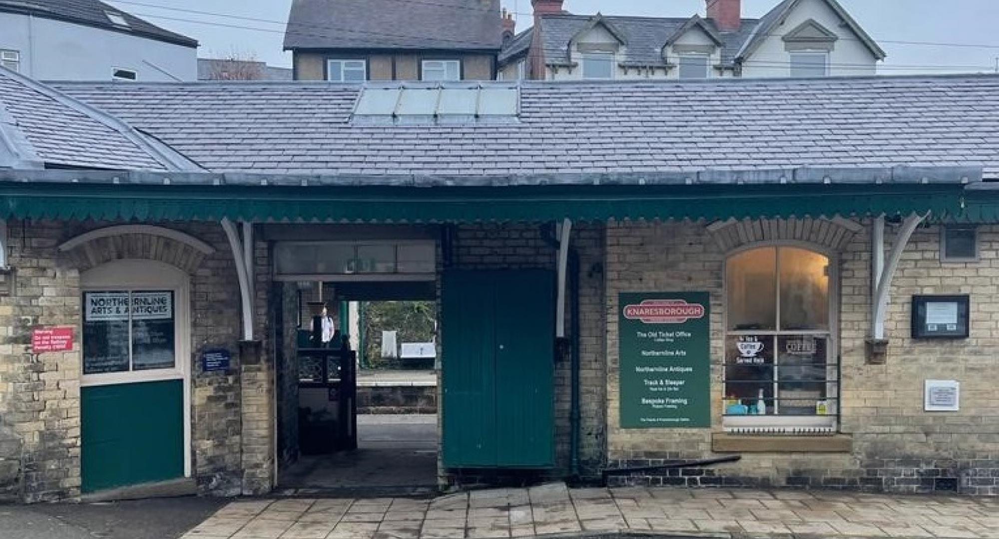Knaresborough station canopy 