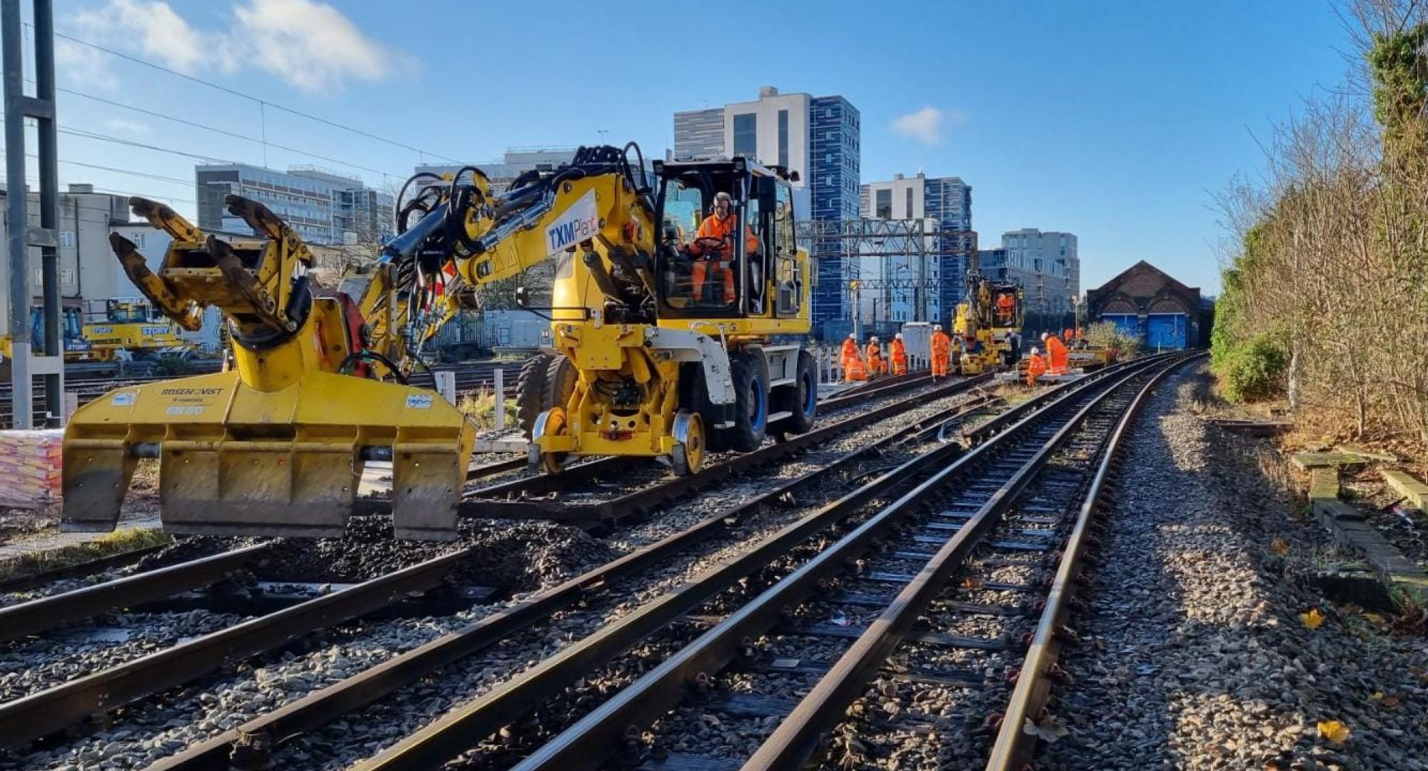 London Overground track and equipment upgrades December 2022, via Network Rail 