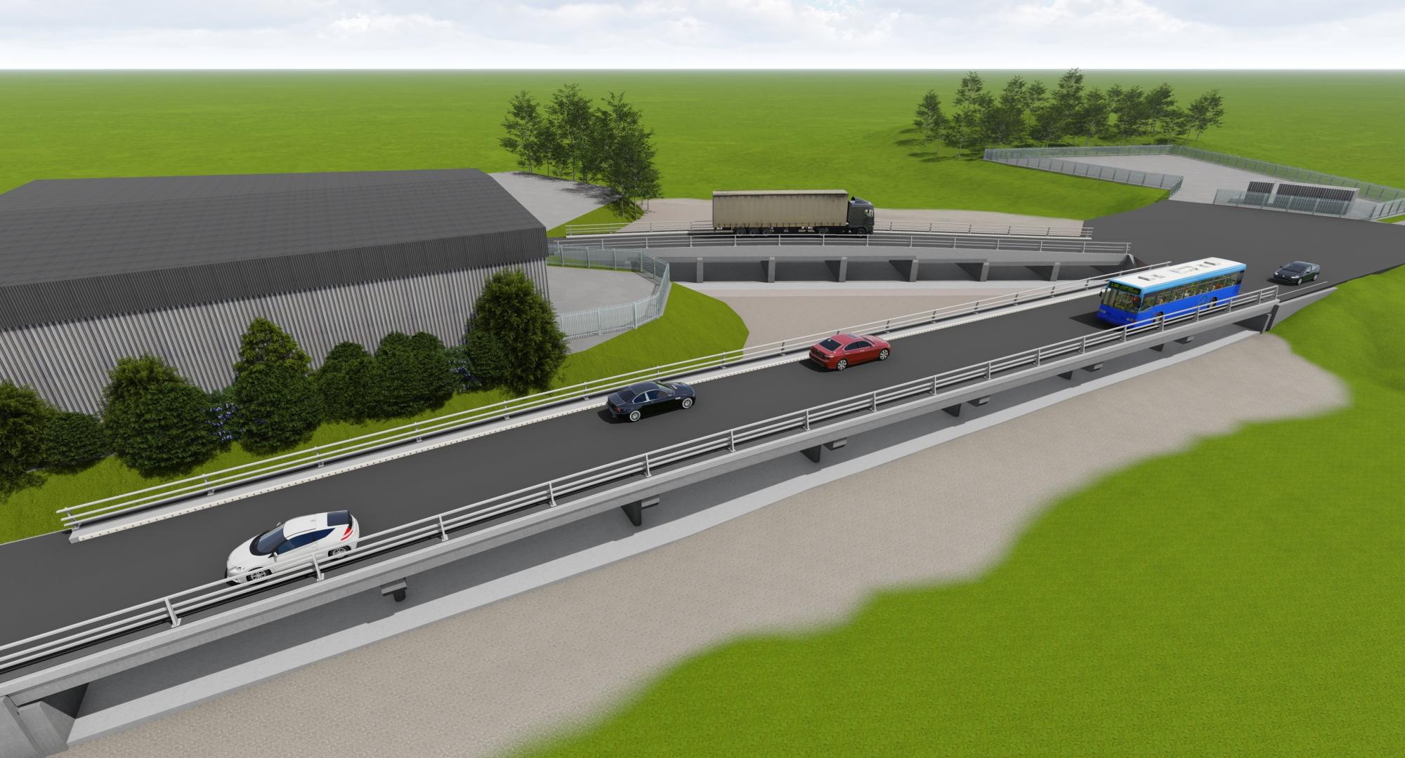 Artist impression of the finished project, via Network Rail