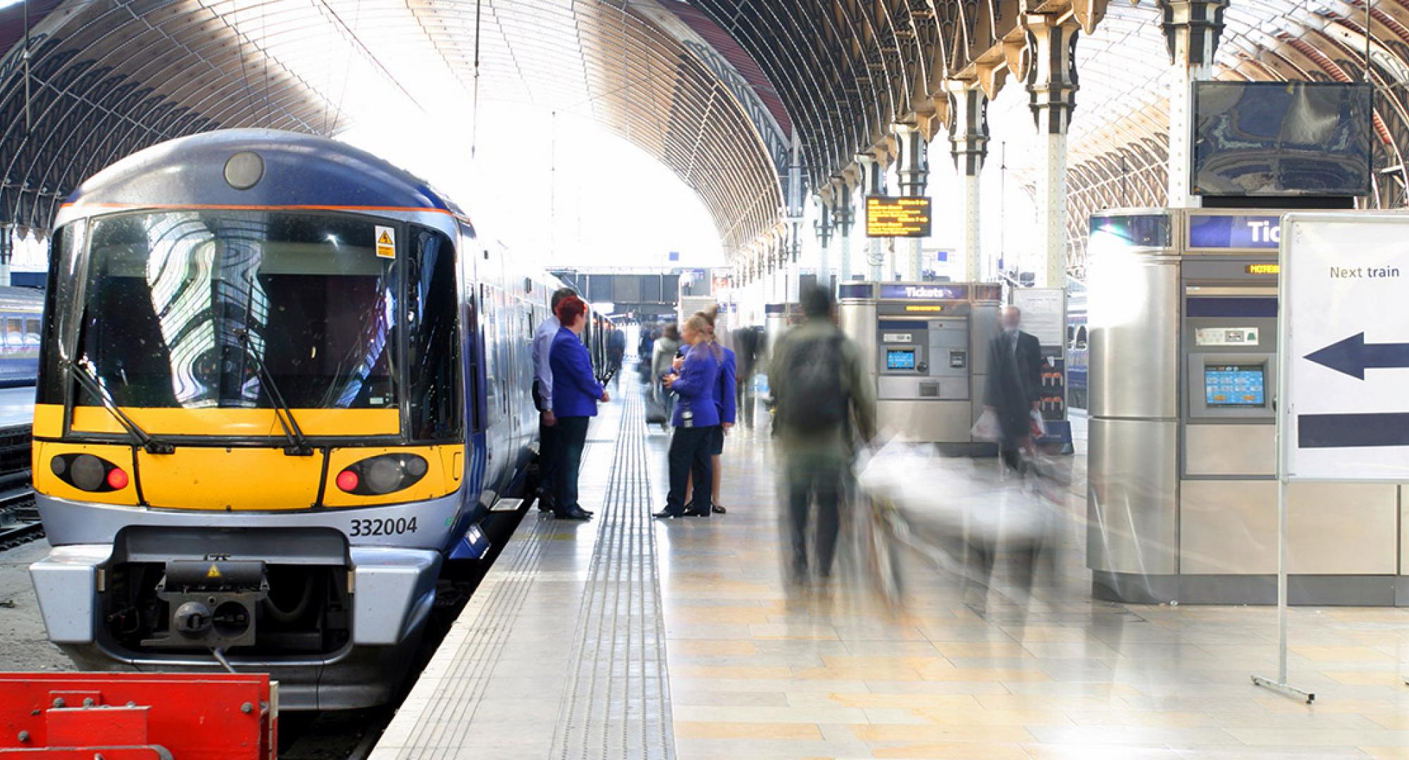 Train in station 