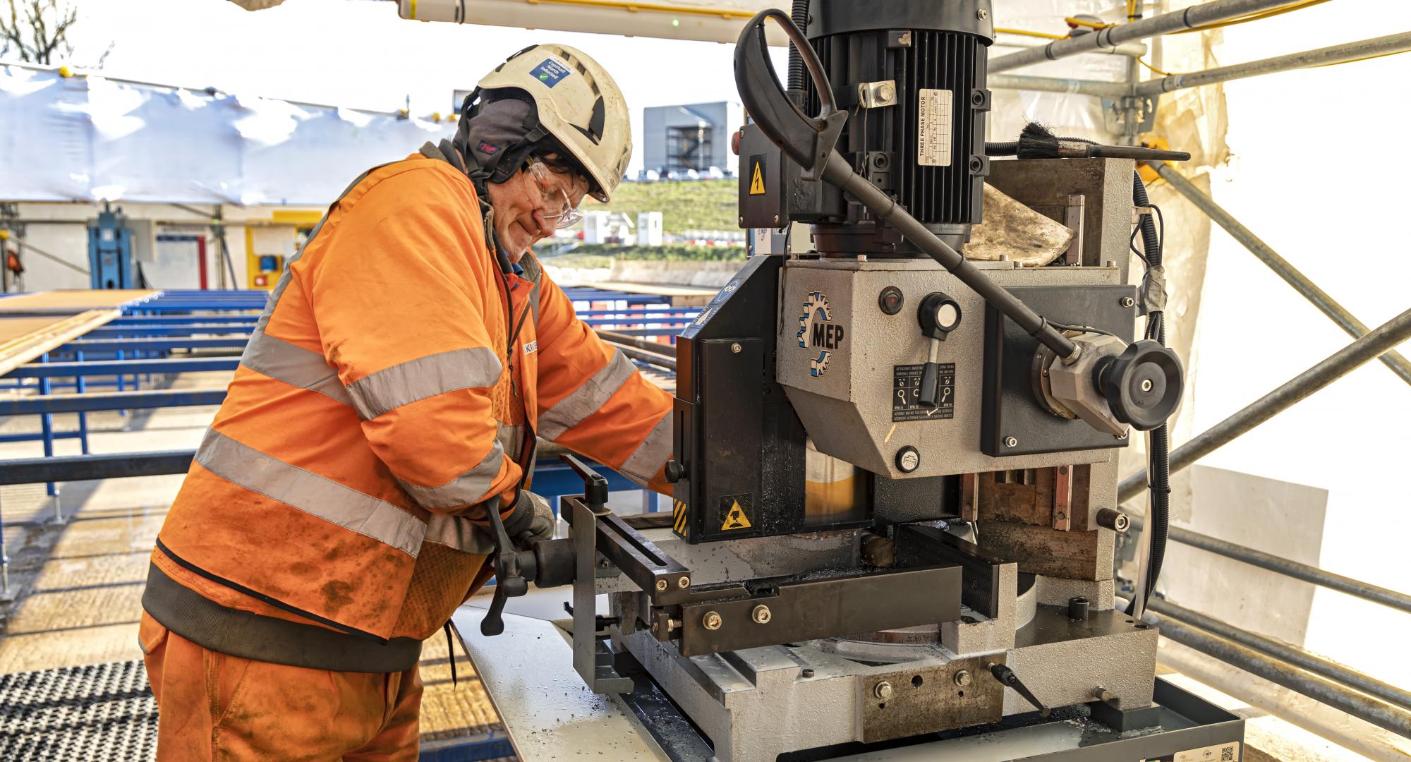 Rebar facility, via HS2 