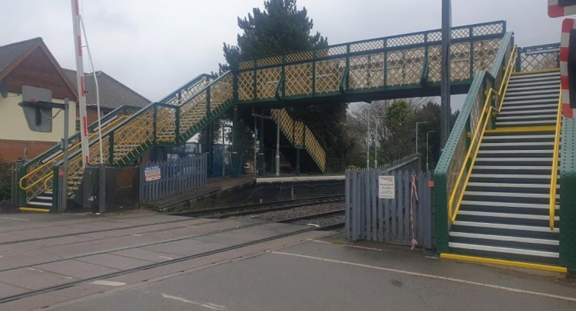 Trimley footbridge, via Greater Anglia