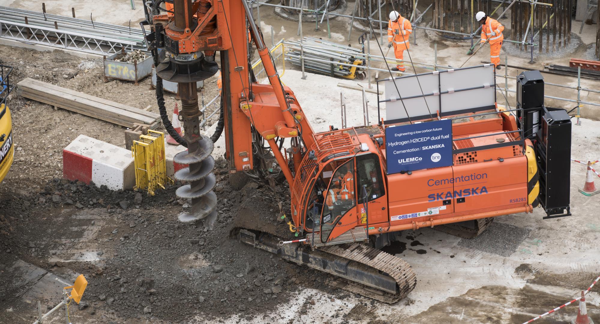 Piling on HS2's london site, via HS2 