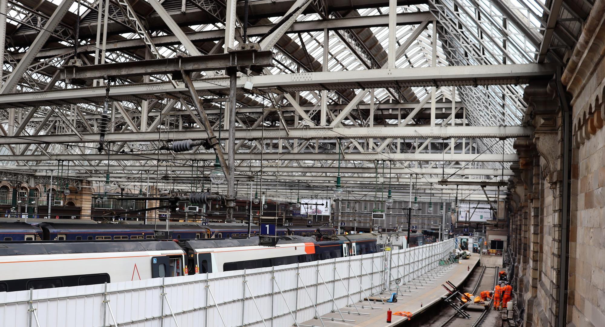 Platform 1 renewals, via Network Rail