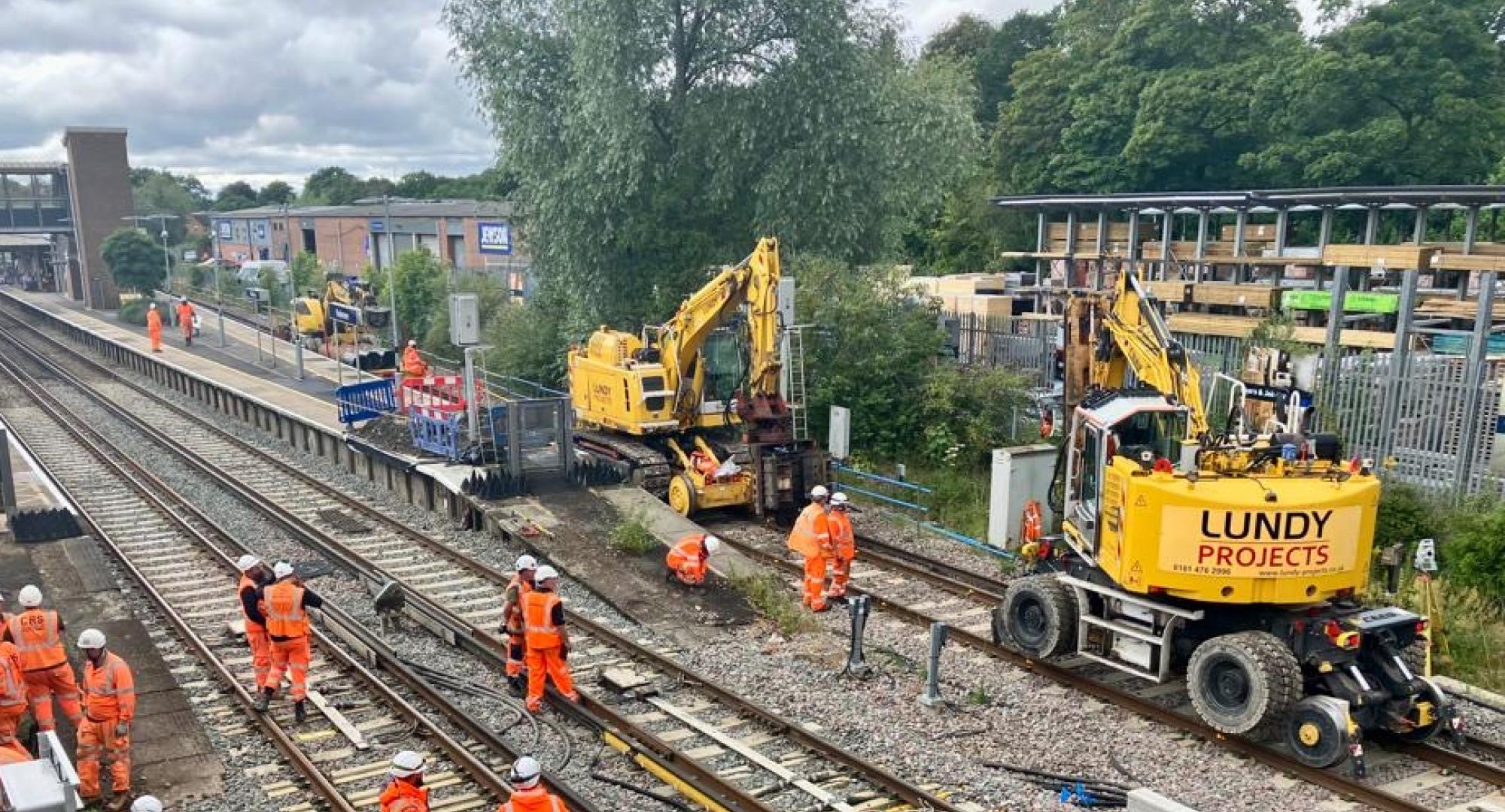 Network Rail reopen line as Portsmouth Direct Upgrade scheme continues