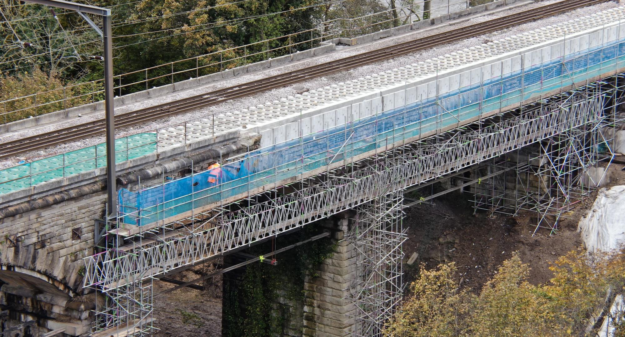 Network Rail completes repair work at Plessey Viaduct in Northumberland