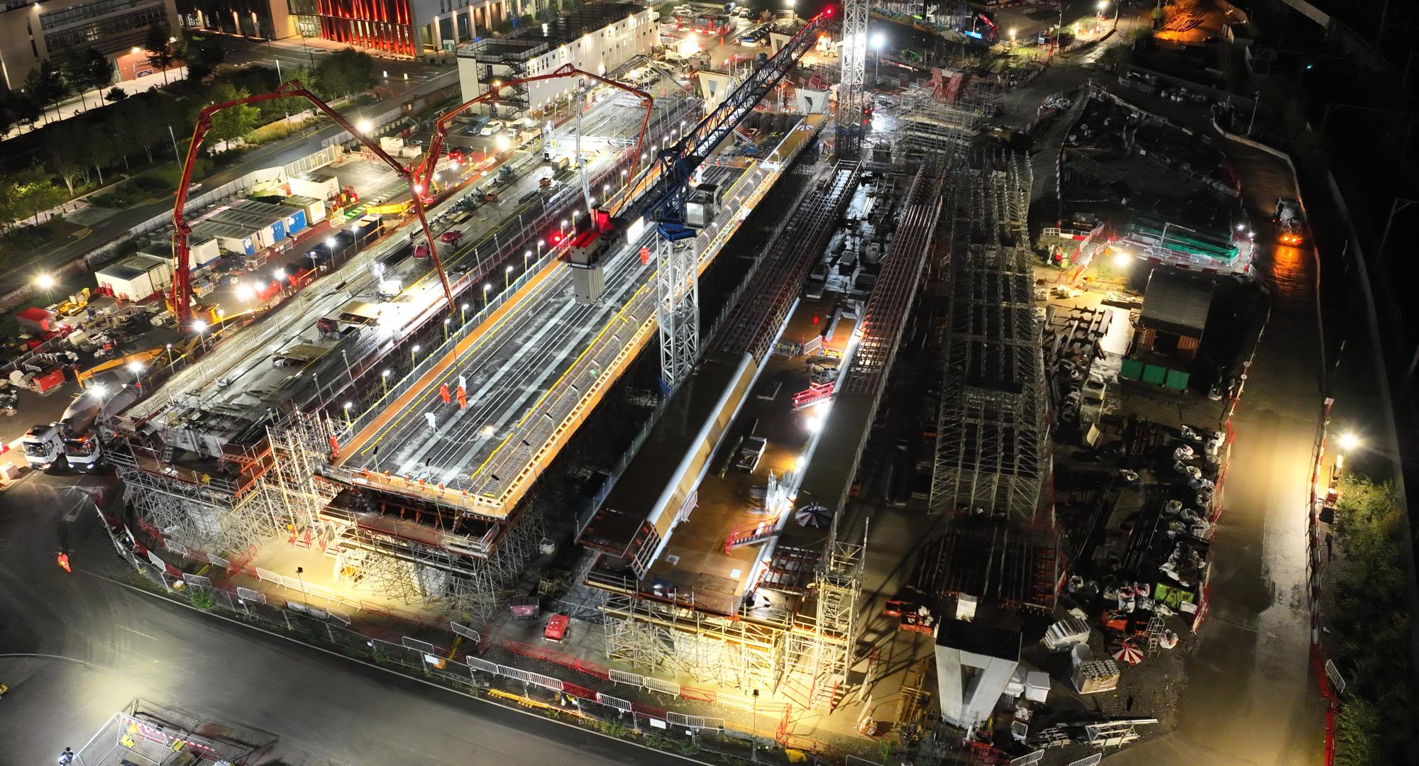 Progress on Birmingham HS2 Viaduct continues