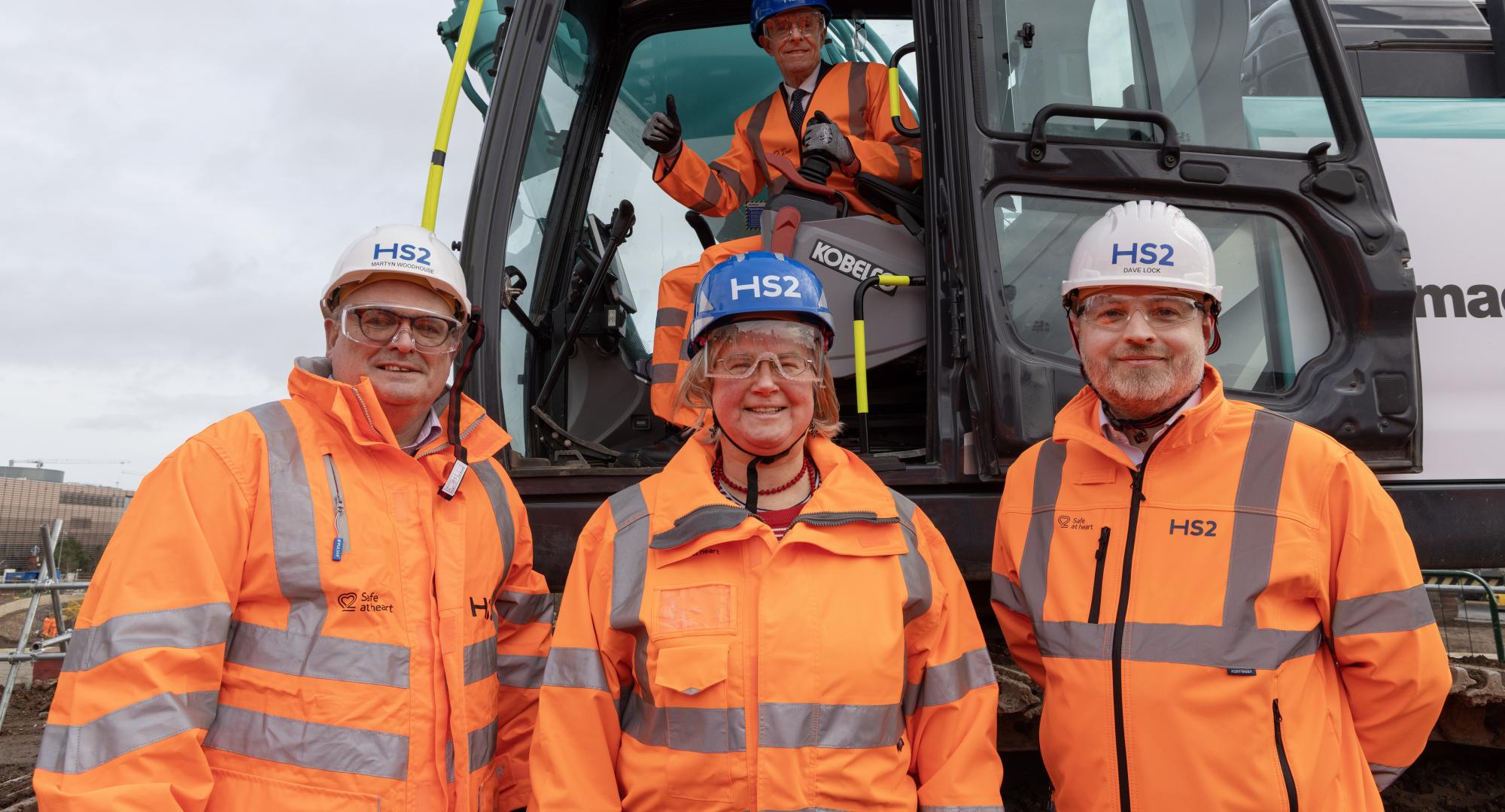 HS2 begins construction on Birmingham Curzon Street station, Andy Street