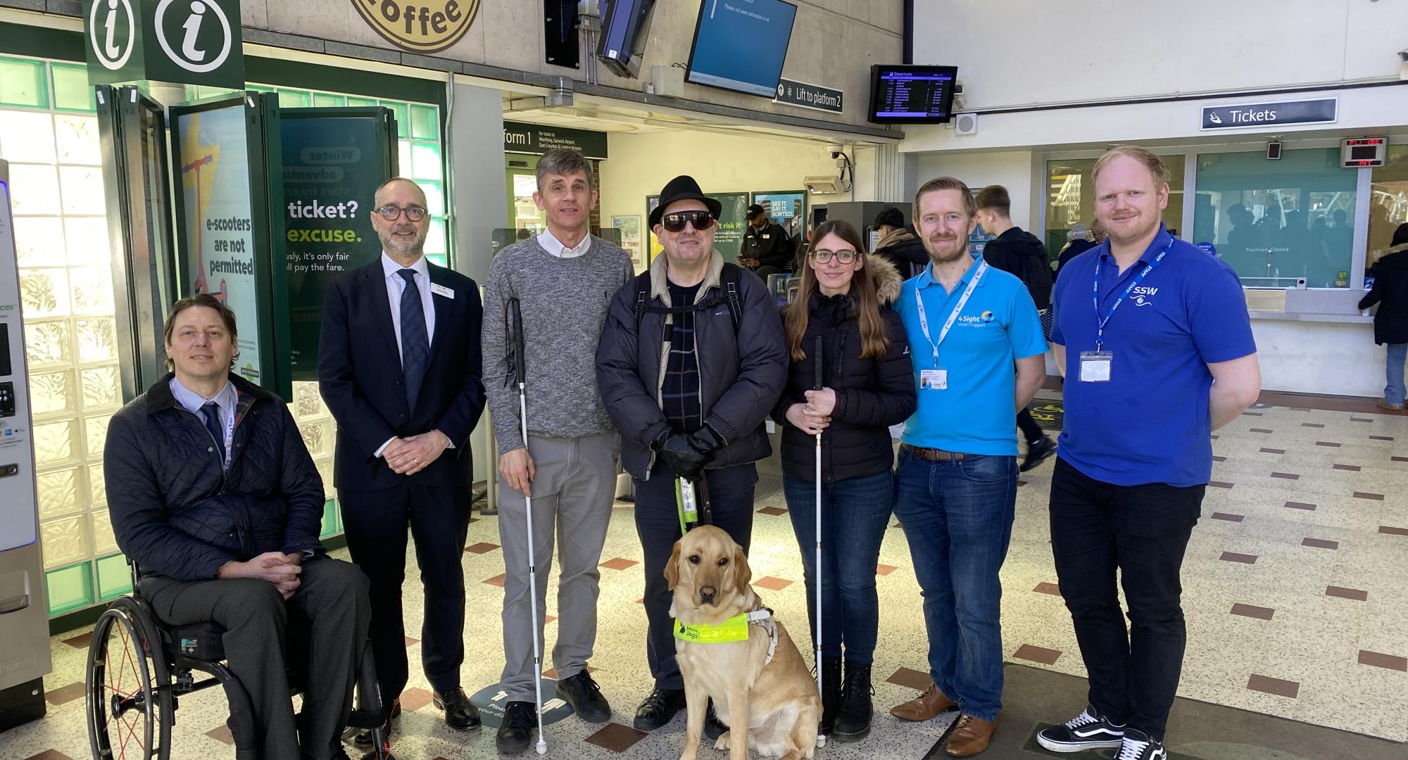 GTR visually impaired passengers app