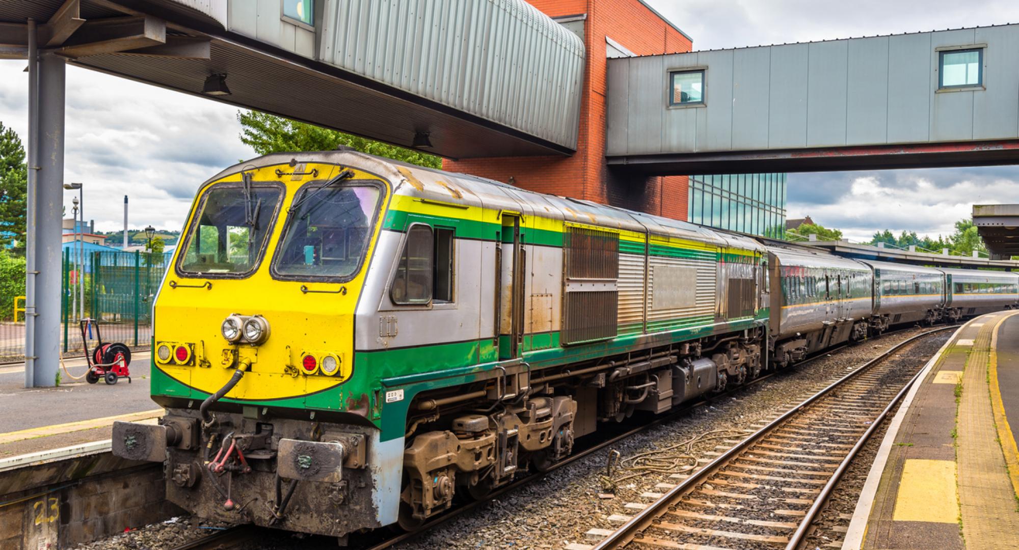 Enterprise train in Belfast