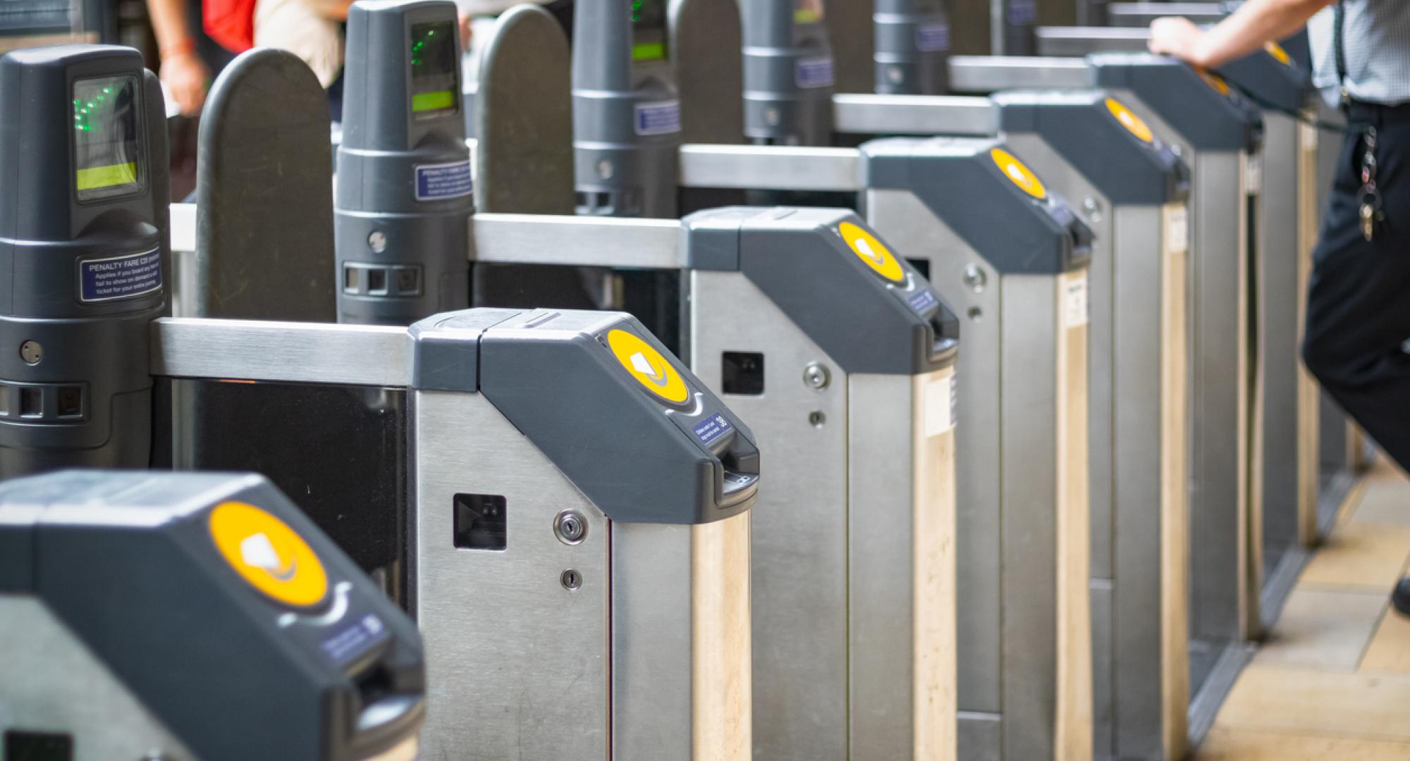 Train ticket barriers