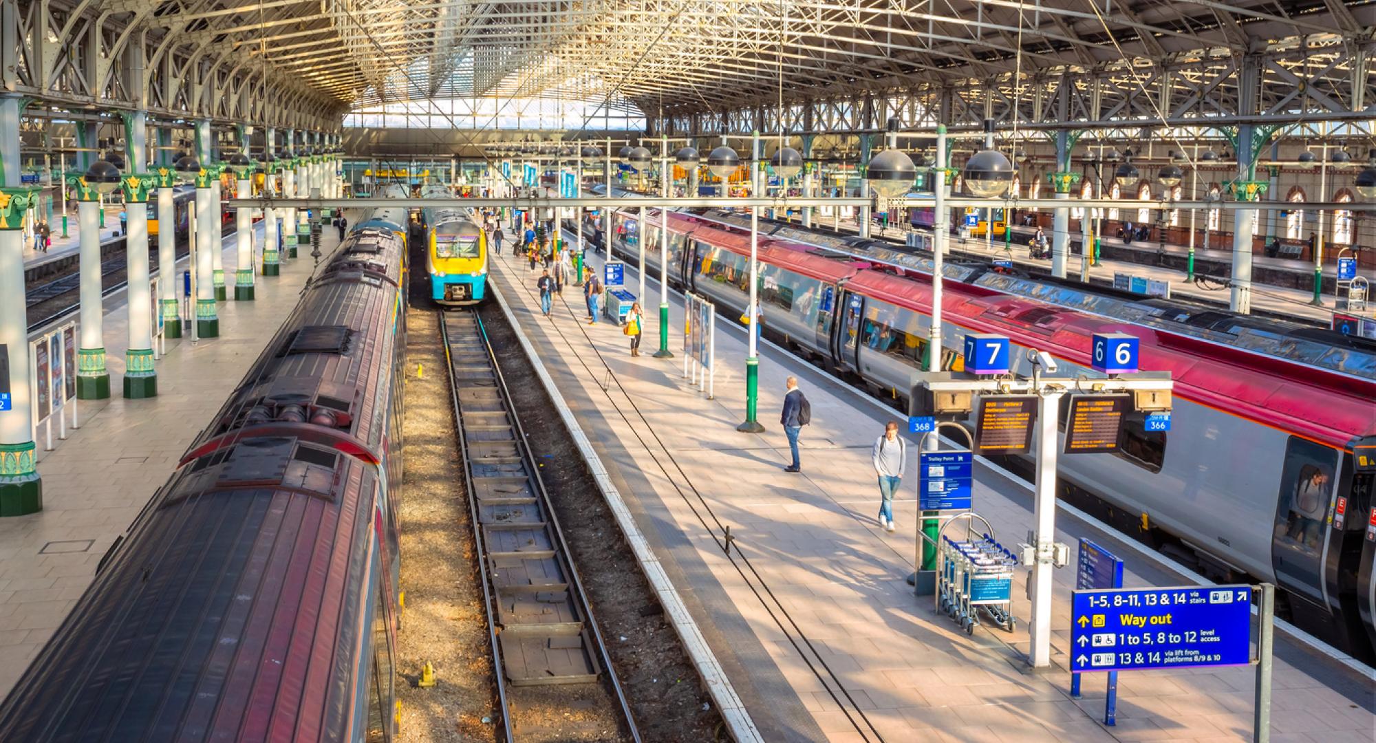 Manchester Piccadilly station in Manchester