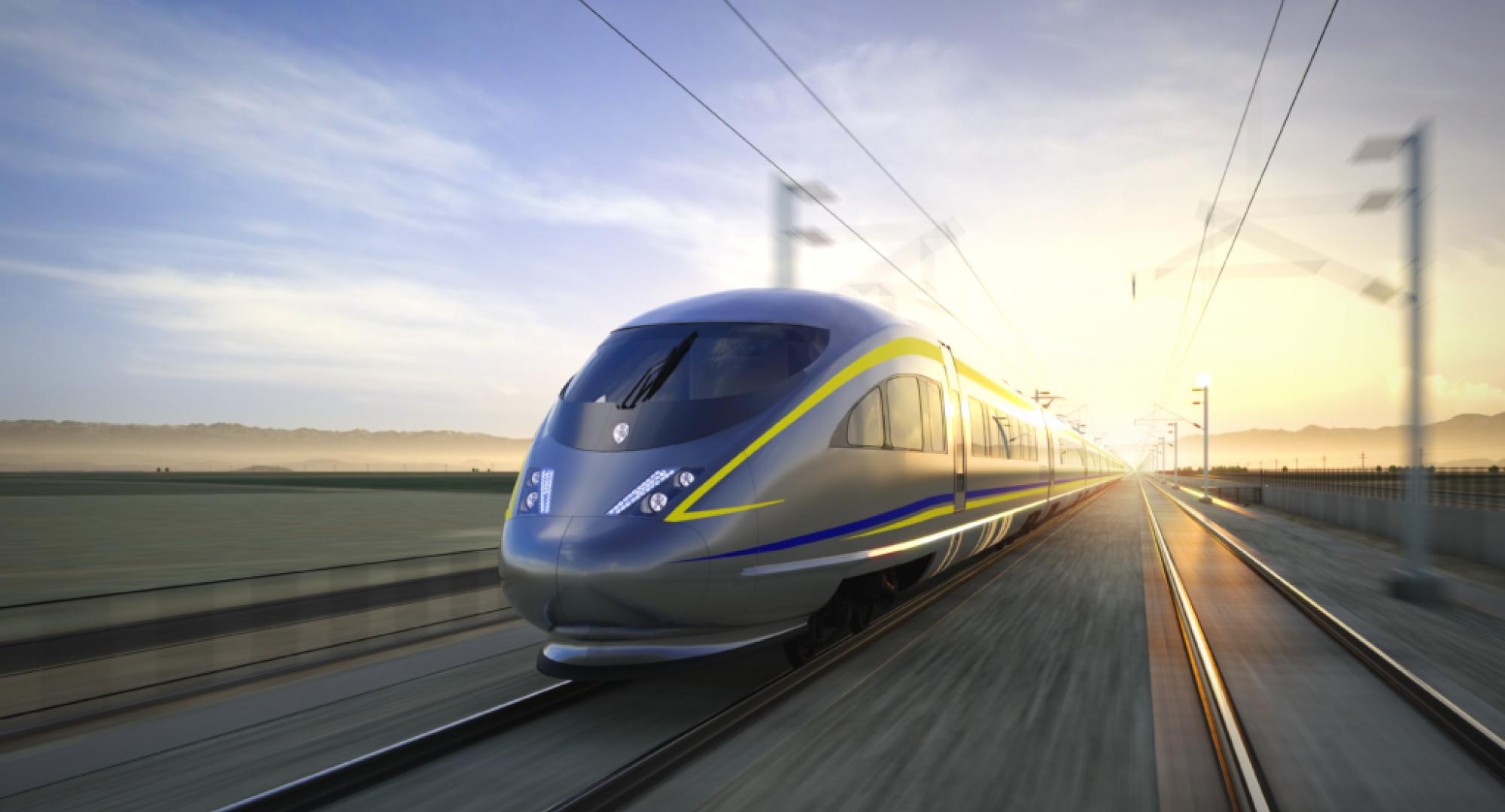 Electrified high-speed rail in California