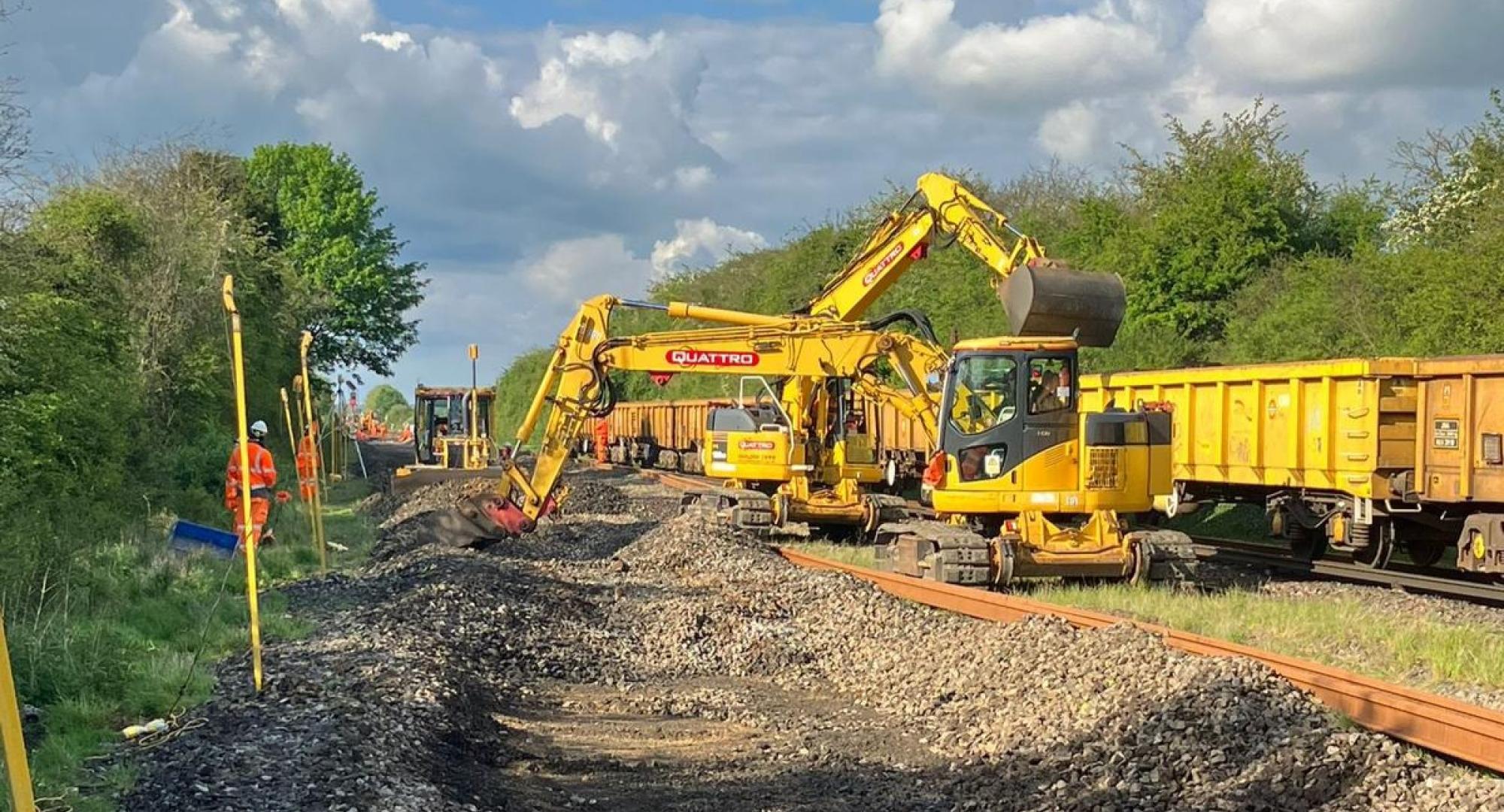 East Suffolk track renewal